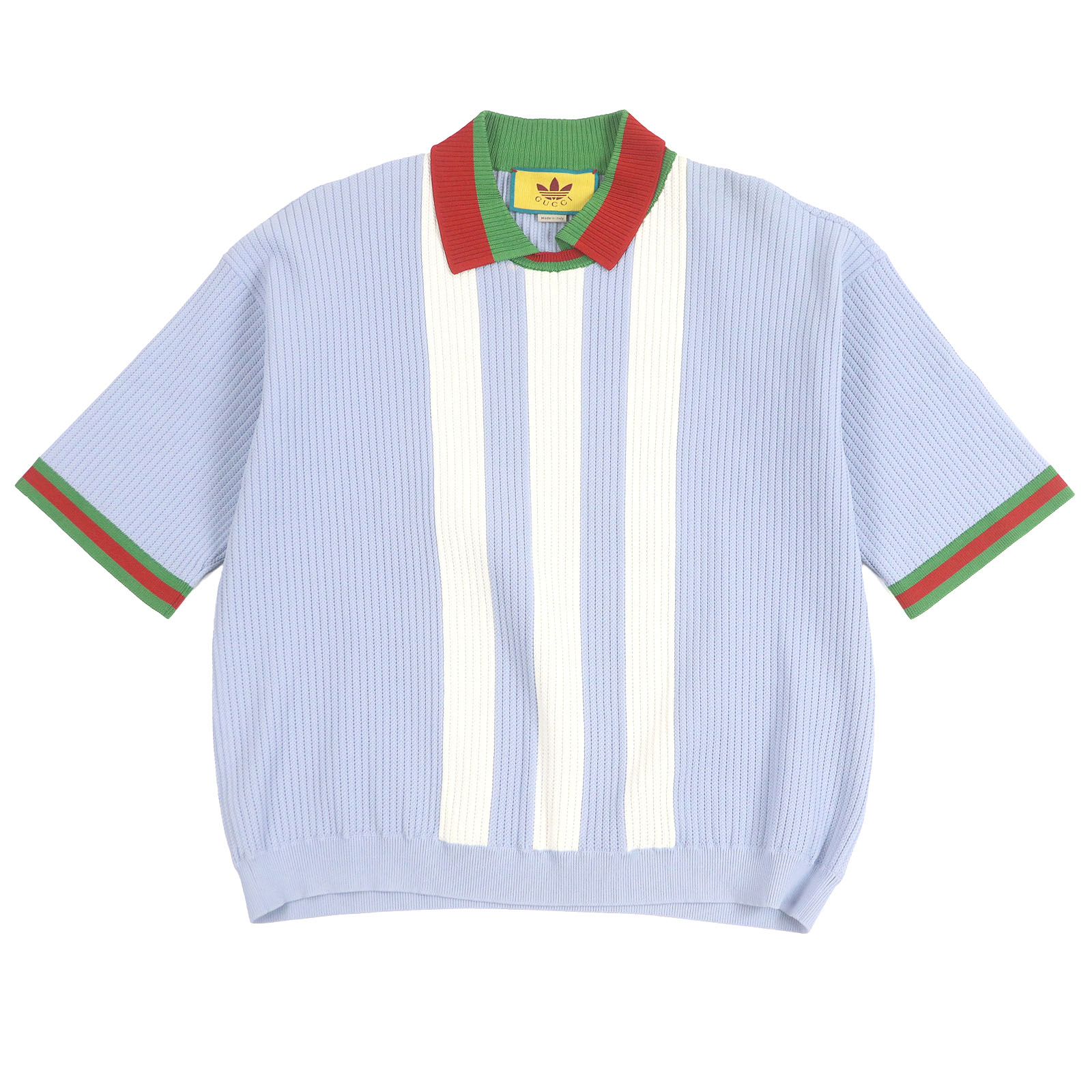 GUCCI Adidas グッチ　アディダス　コラボ ポロシャツ アディダス×グッチ】この夏のマストバイ。文化系男子垂涎の