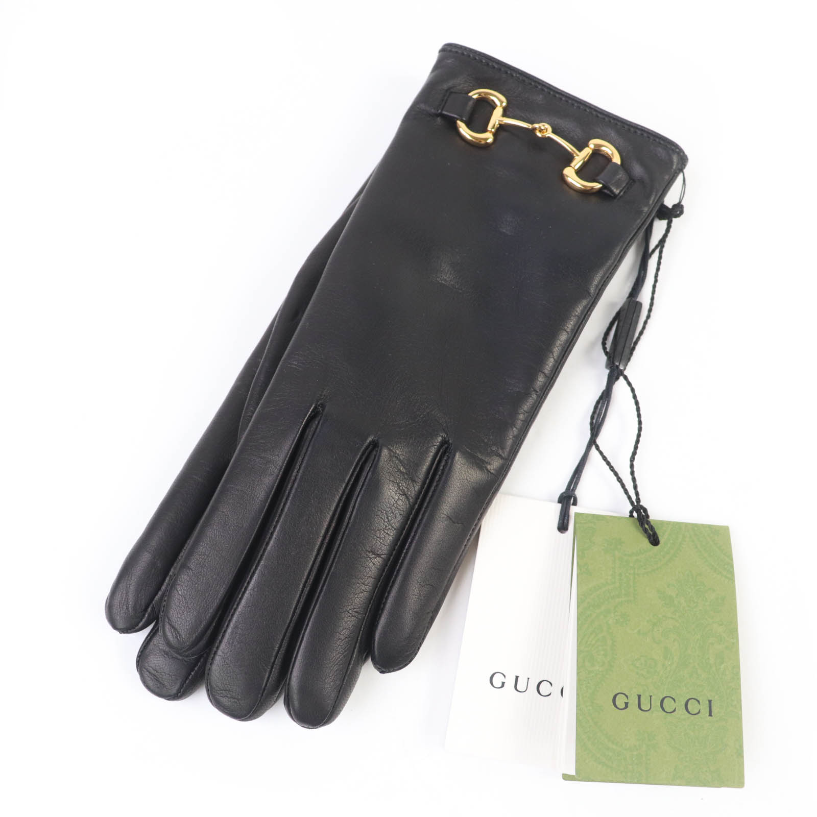 楽天市場】GUCCI グッチ 革手袋キャットヘッドロゴベルトホック
