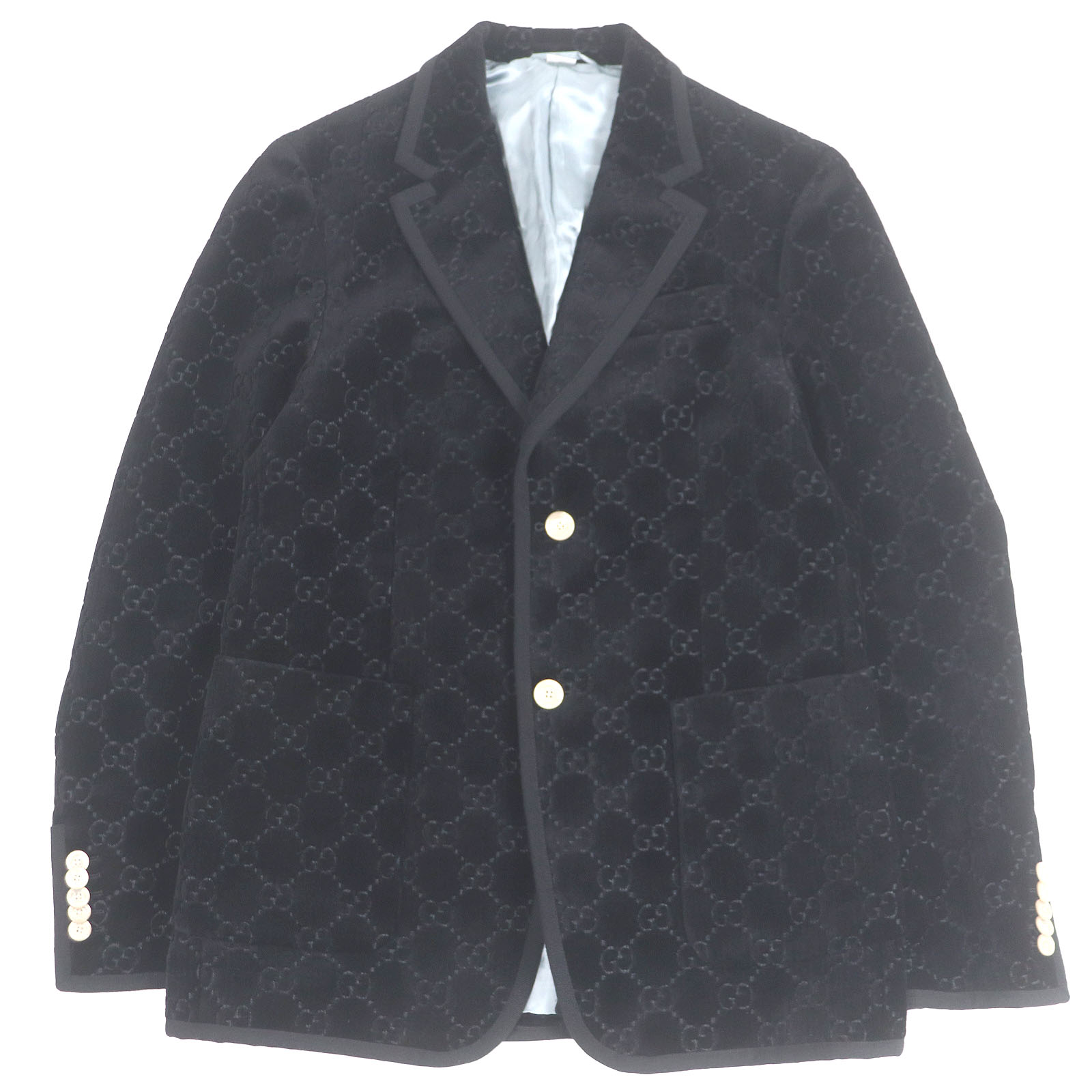 ✨️極美品✨️GUCCI グッチ テーラードジャケット 金ボタン Mサイズ 羊毛 楽天市場】美品 GUCCI グッチ ロゴエンブレムボタン サイズ48 ネイビー