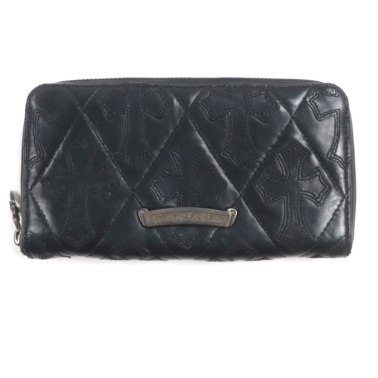 財布 楽天市場】【中古】Chrome Hearts セメタリークロス 長財布 2246