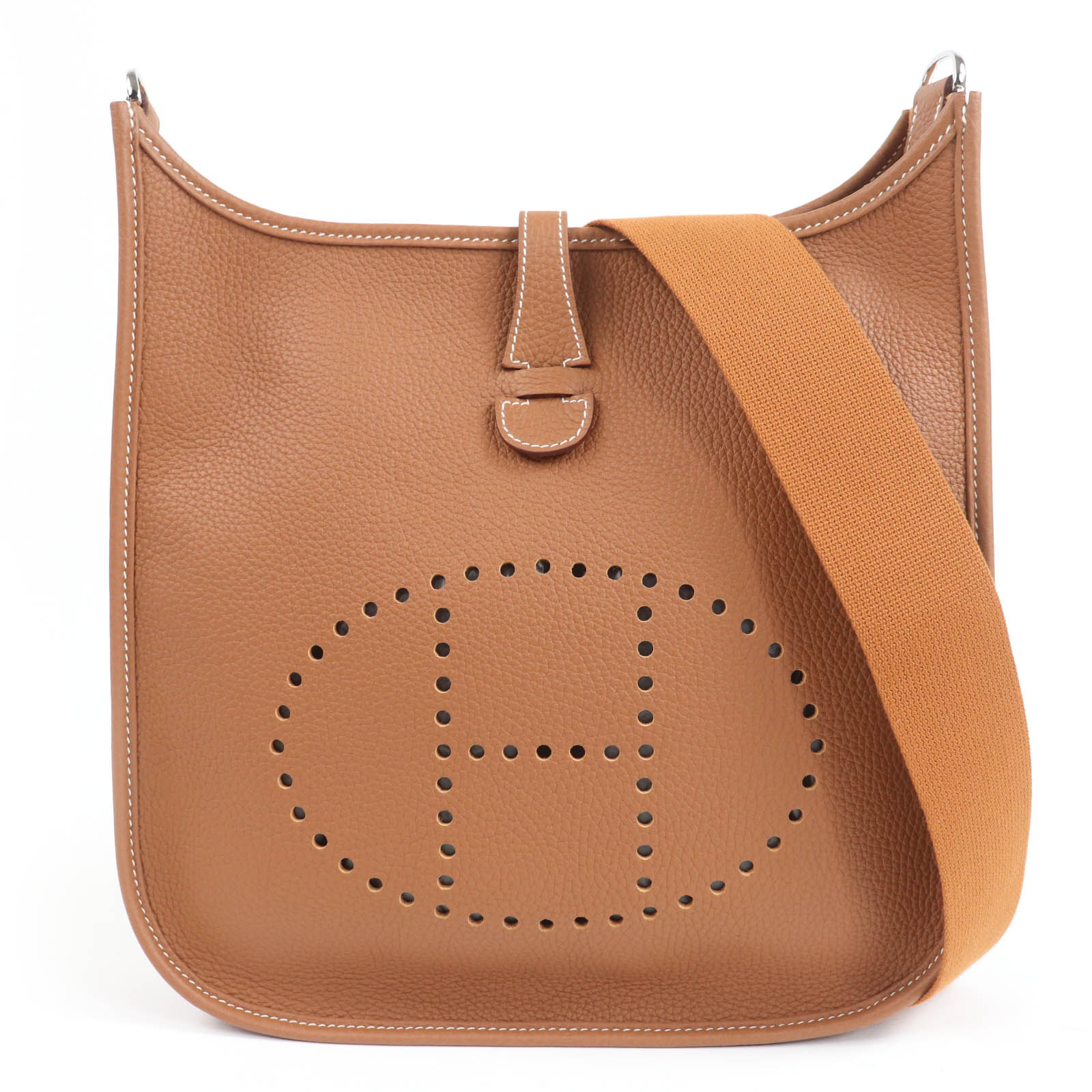 未使用品☆HERMES エルメス エブリン 3PM トリヨンクレマンス ゴールド シルバー金具 ショルダーバッグ K刻印 箱・保存袋付き フランス製 レディース【中古】|衣類&ブランドリサイクル GREEN