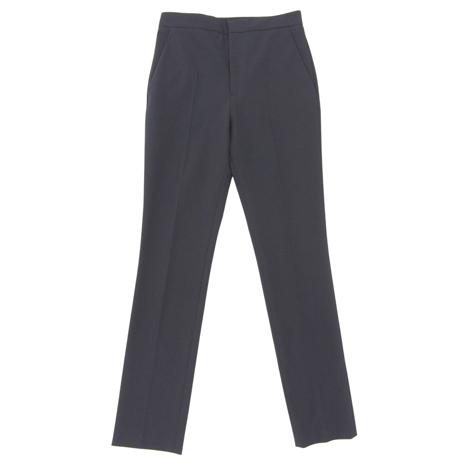 極美品▲MARTIN MARGIELA マルタンマルジェラ 20SS S51KAO506 センタープレス テーパード パンツ ブラック 36 イタリア製 正規品 レディース【中古】