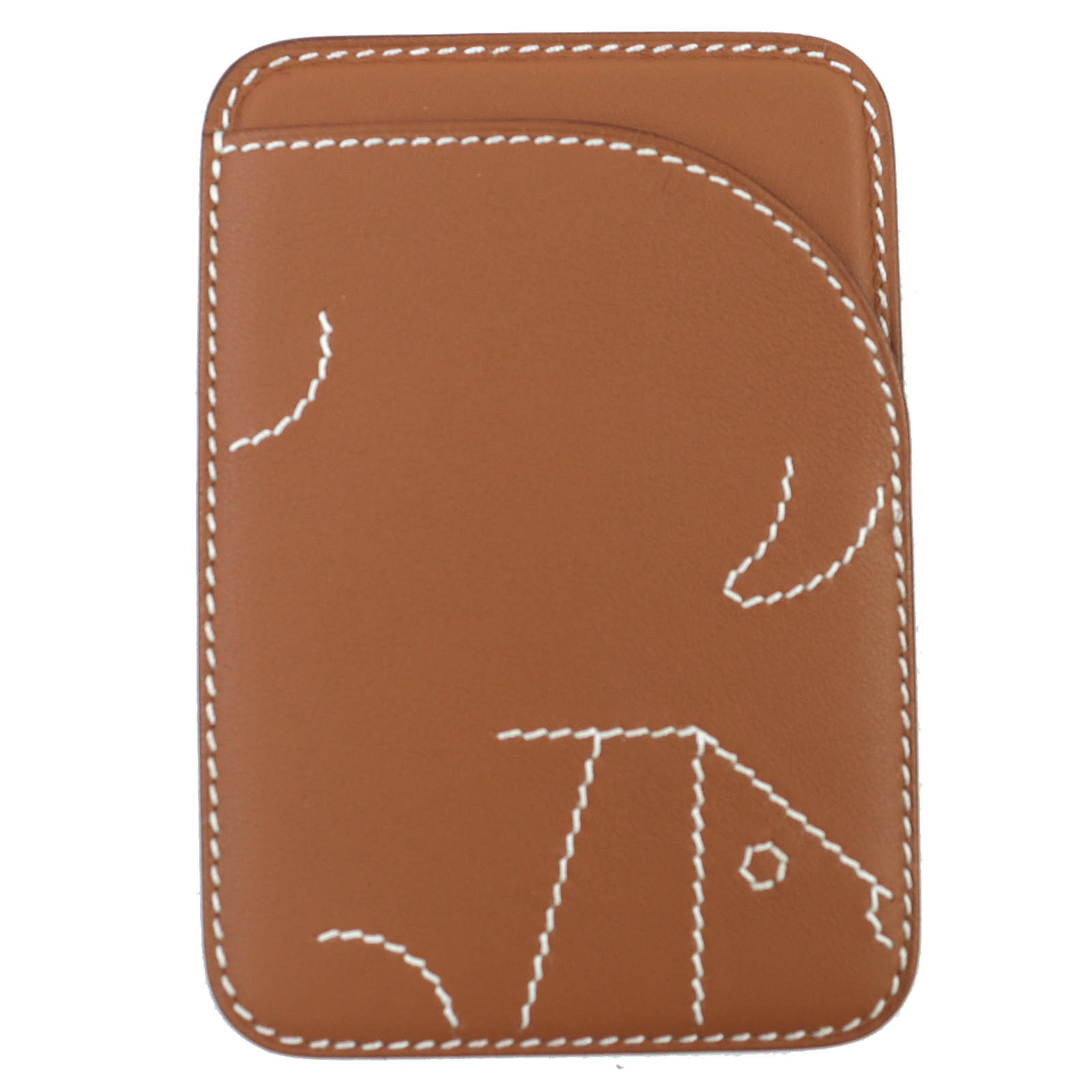 美品 エルメス エマン エリッソン MagSafe カードケース ゴールド B刻 エルメス カードケース MagSafe エマン エリッソン ゴールド