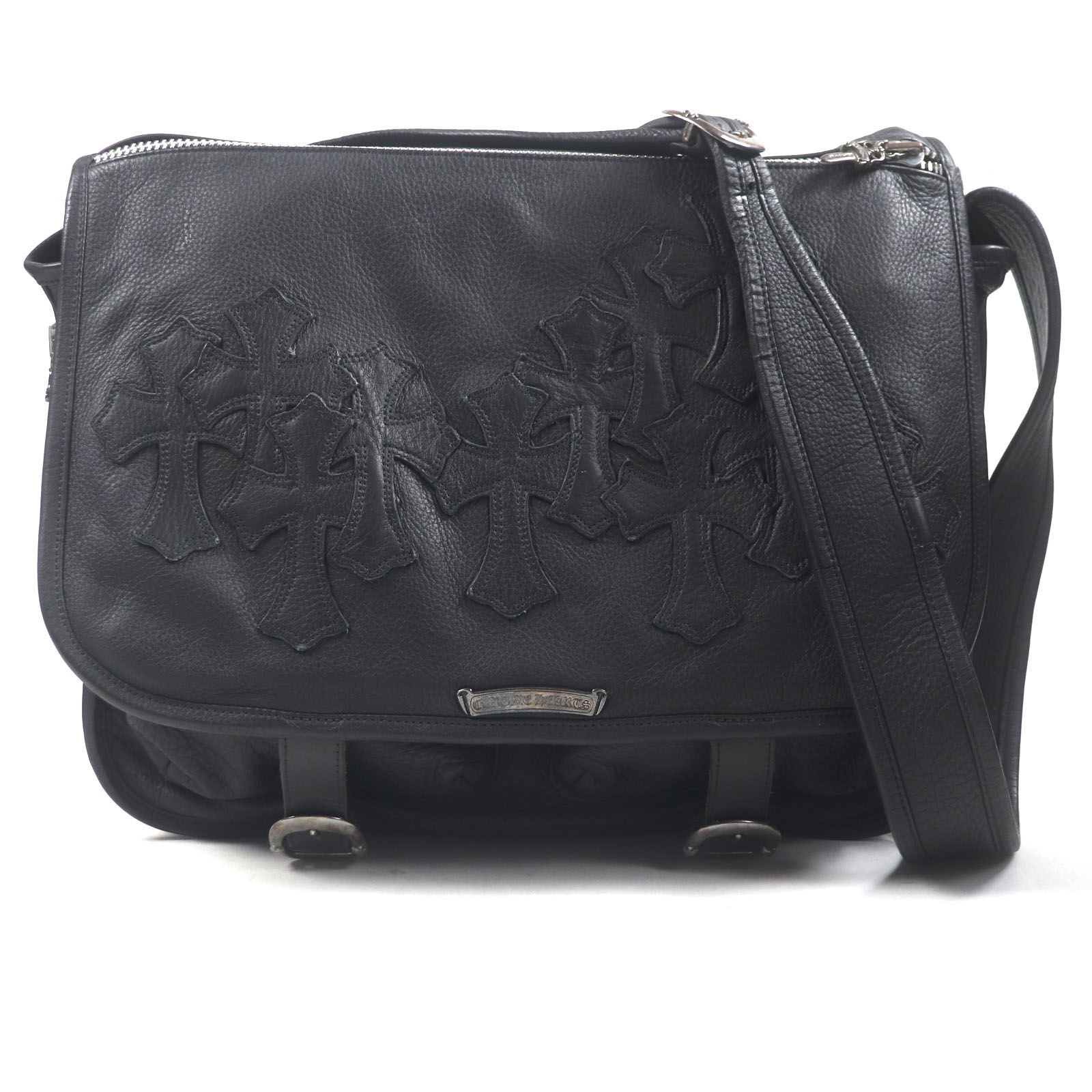 楽天市場】CHROME HEARTS SOFT SHOULDER BAG SMALL BLACK クロムハーツ
