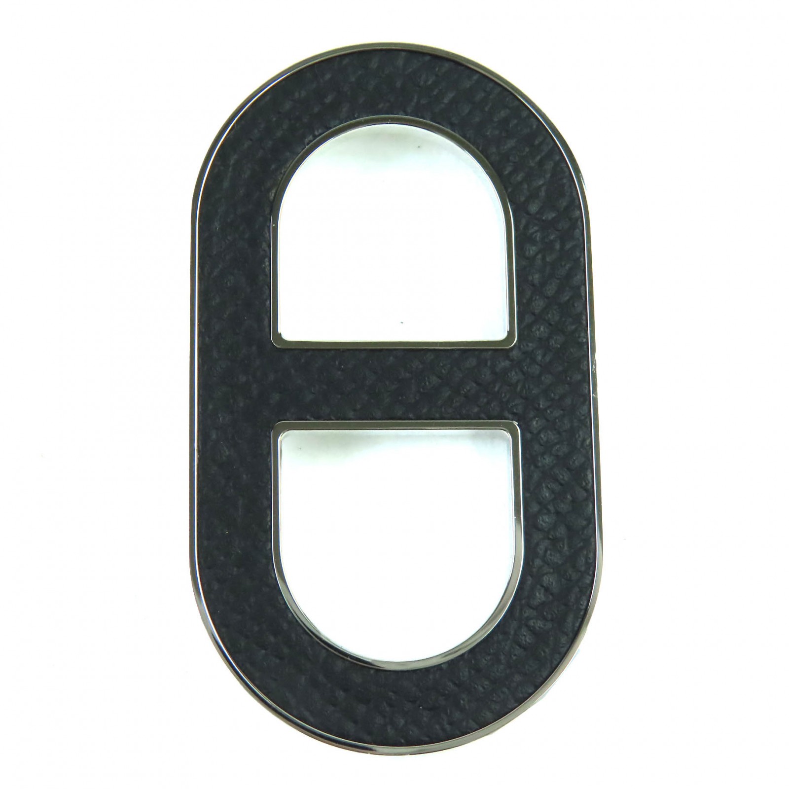 【新品未使用】　HERMES ブローチ　シェーヌダンクル　黒 エルメス Hermes HERMES ブローチ シェーヌダンクル H500262FK バッジ