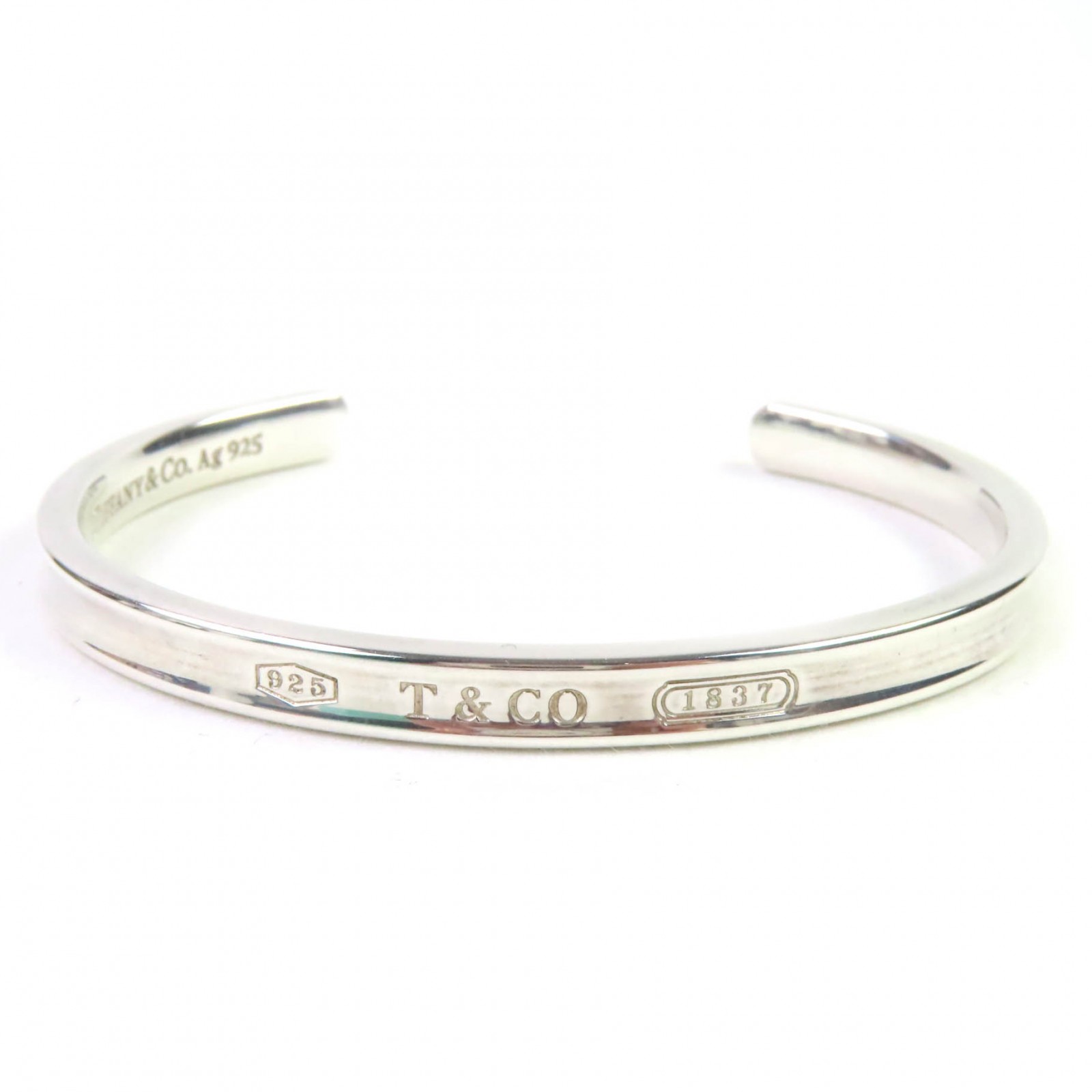 Tiffany & Co. シルバーバングル1837 ワイドカフ ブレスレット Tiffany & Co. - ティファニー ブレスレット ワイドカフ 1837 バングル