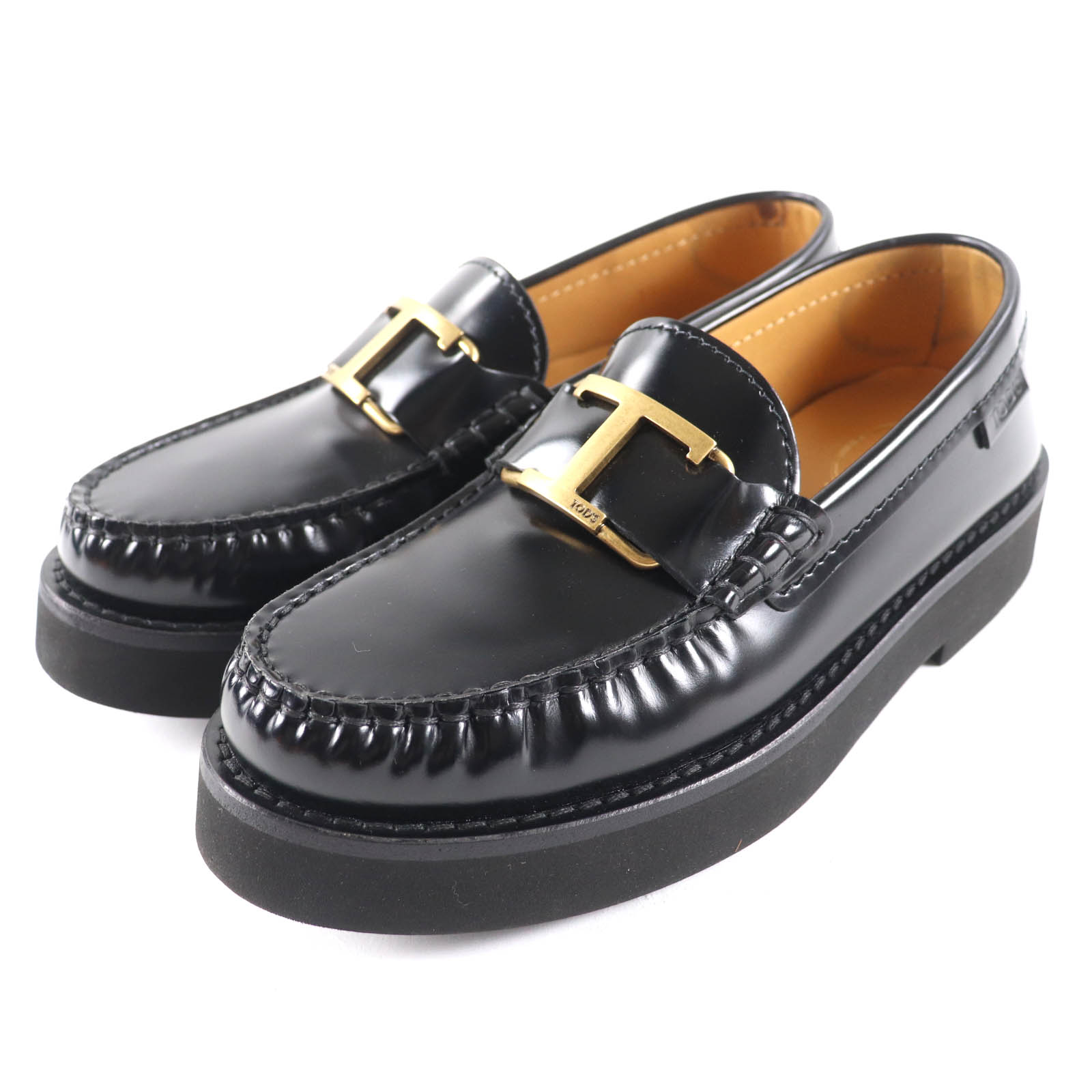 楽天市場】【トッズ】Tods Tタイムレス レザー ローファー シューズ