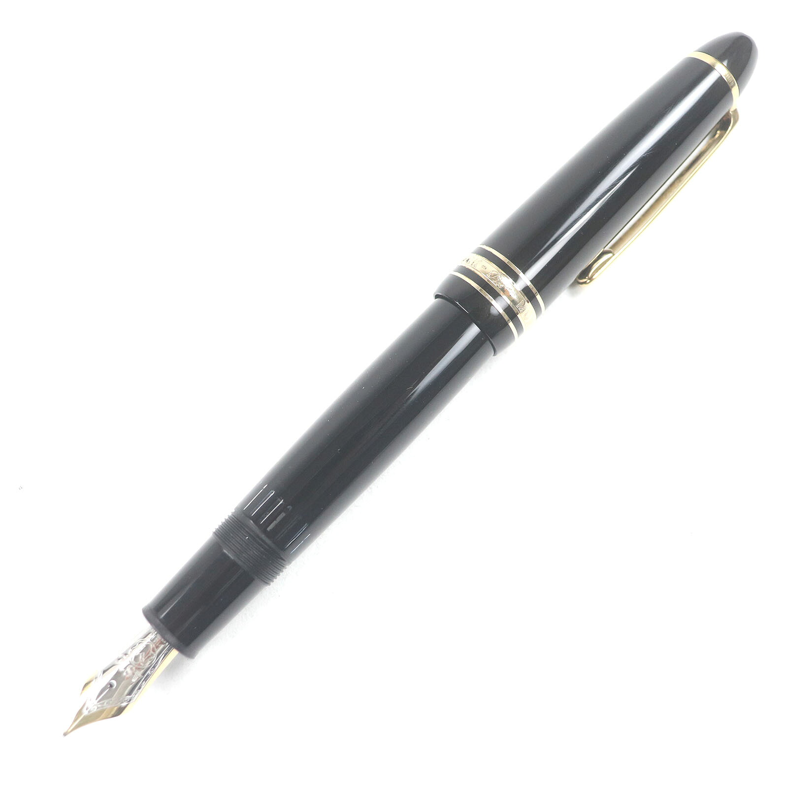 美品□MONTBLANC モンブラン マイスターシュテュック Pix ル・グラン ペン先14K Fニブ キャップ式 万年筆 ブラック ゴールド ドイツ製 メンズ【中古】｜衣類＆ブランドリサイクル GREEN