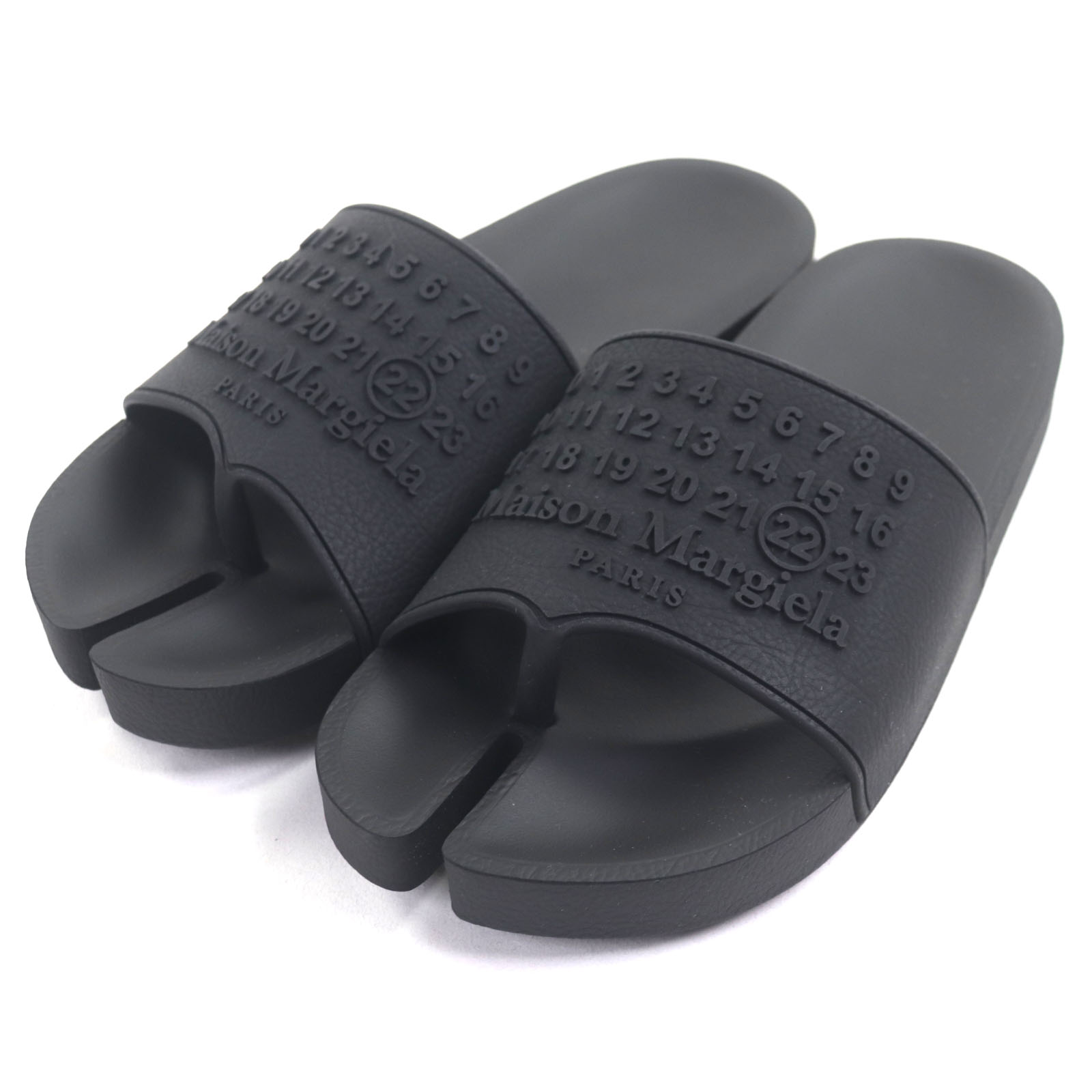 楽天市場】Maison Margiela 23ss TABI トング サンダル BLACK Size-42