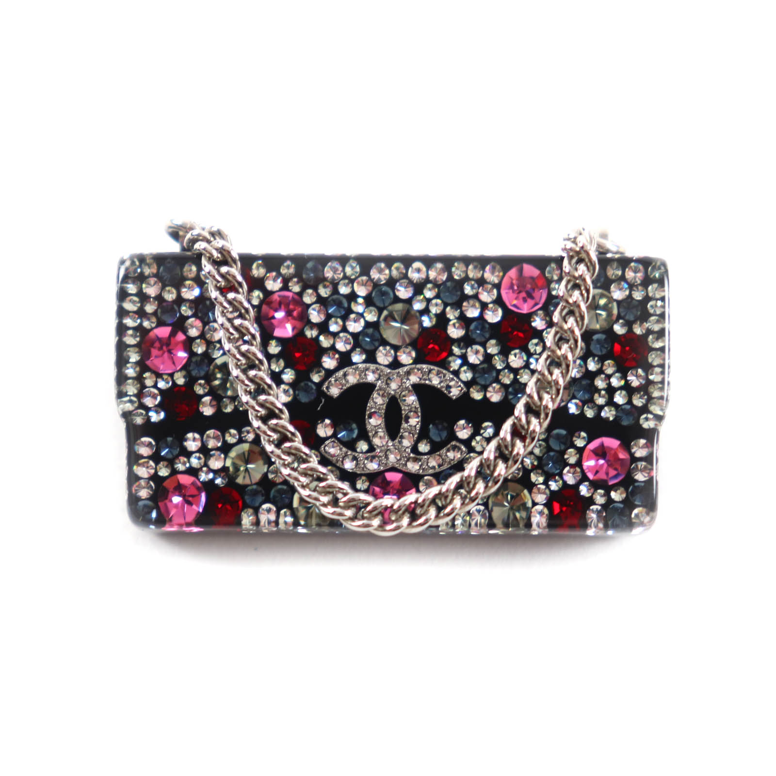 極美品★CHANEL シャネル ABF618 ココマーク カラフルストラス チェーンバッグモチーフ ブローチ マルチ 箱・保存袋付き フランス製 レディース【中古】|衣類&ブランドリサイクル GREEN