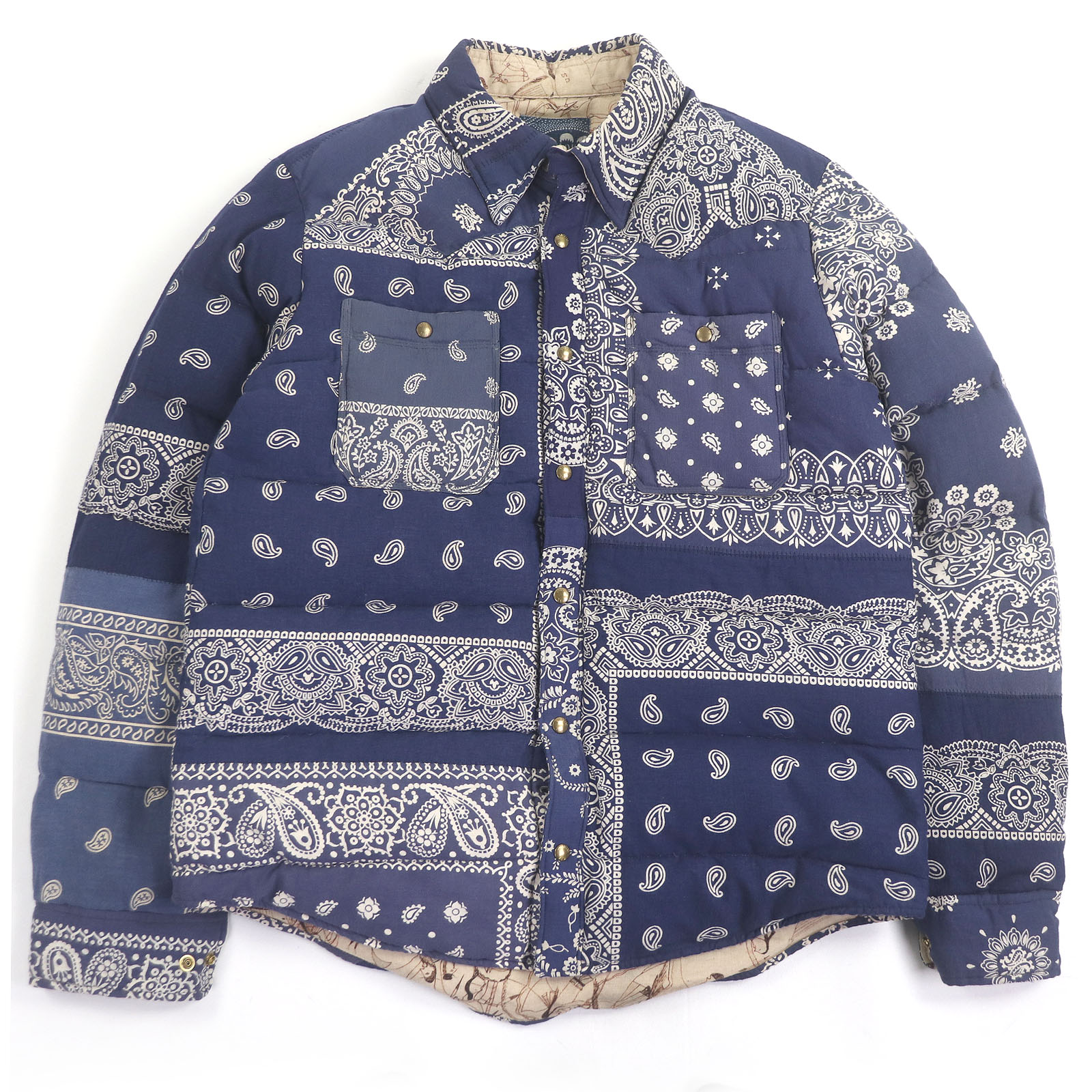 ジャケット・アウター visvim VT SHIBORI KERCHIEF DOWN JKT 2 visvim VT SHIBORI KERCHIEF DOWN JKT 2 - メルカリ
