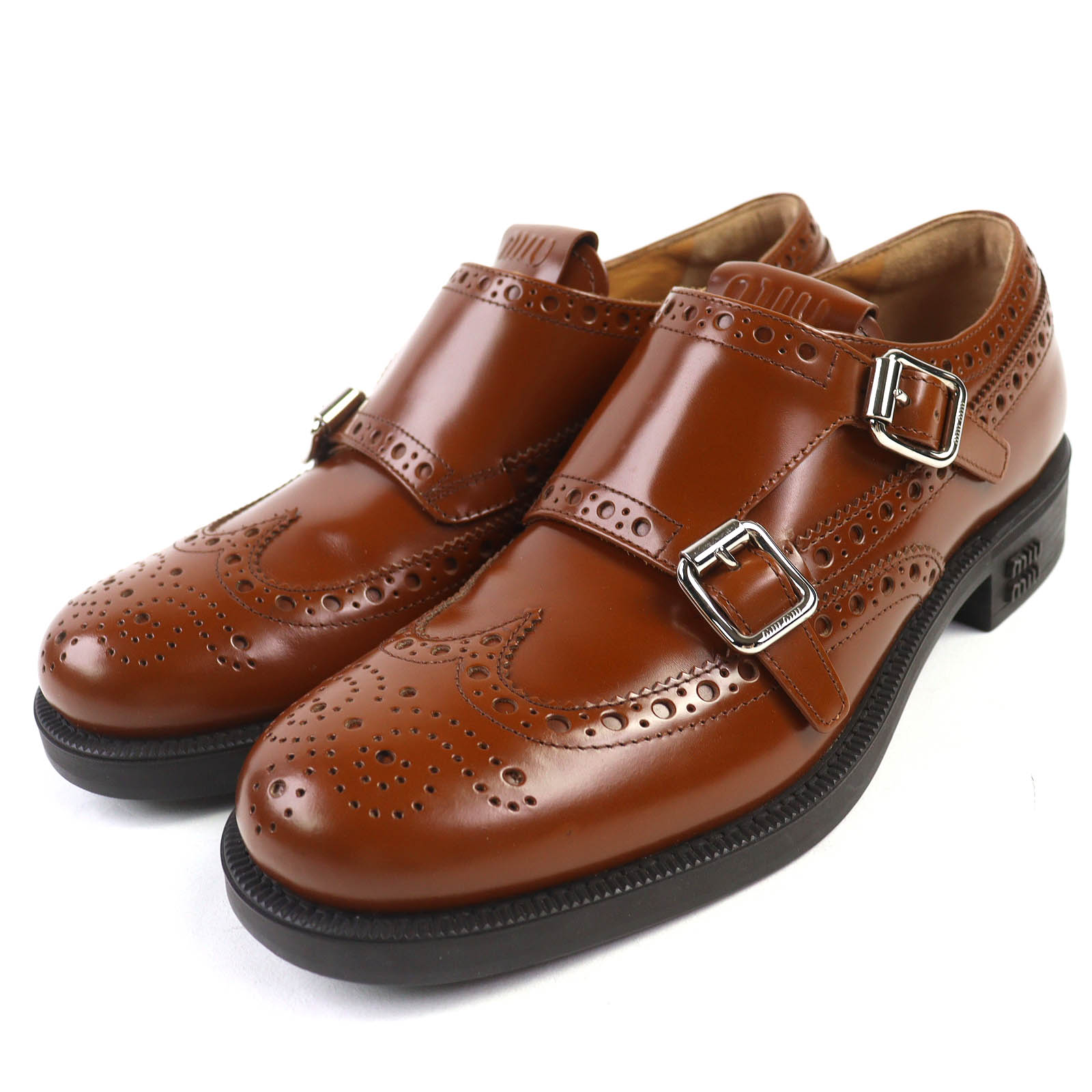 楽天市場】【miumiu】ミュウミュウ ウィングチップシューズ サイズ6