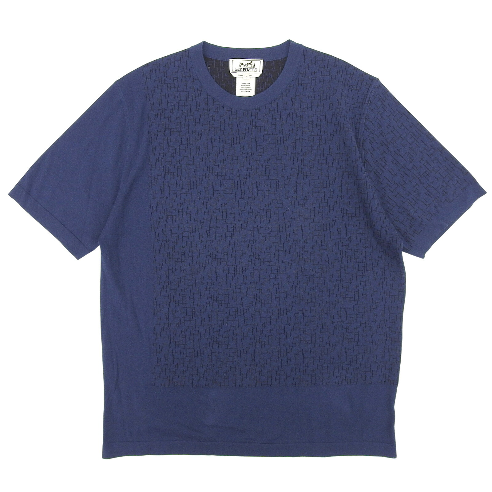 楽天市場】HERMES エルメス Tシャツ サイズ:XL H ステッチデザイン