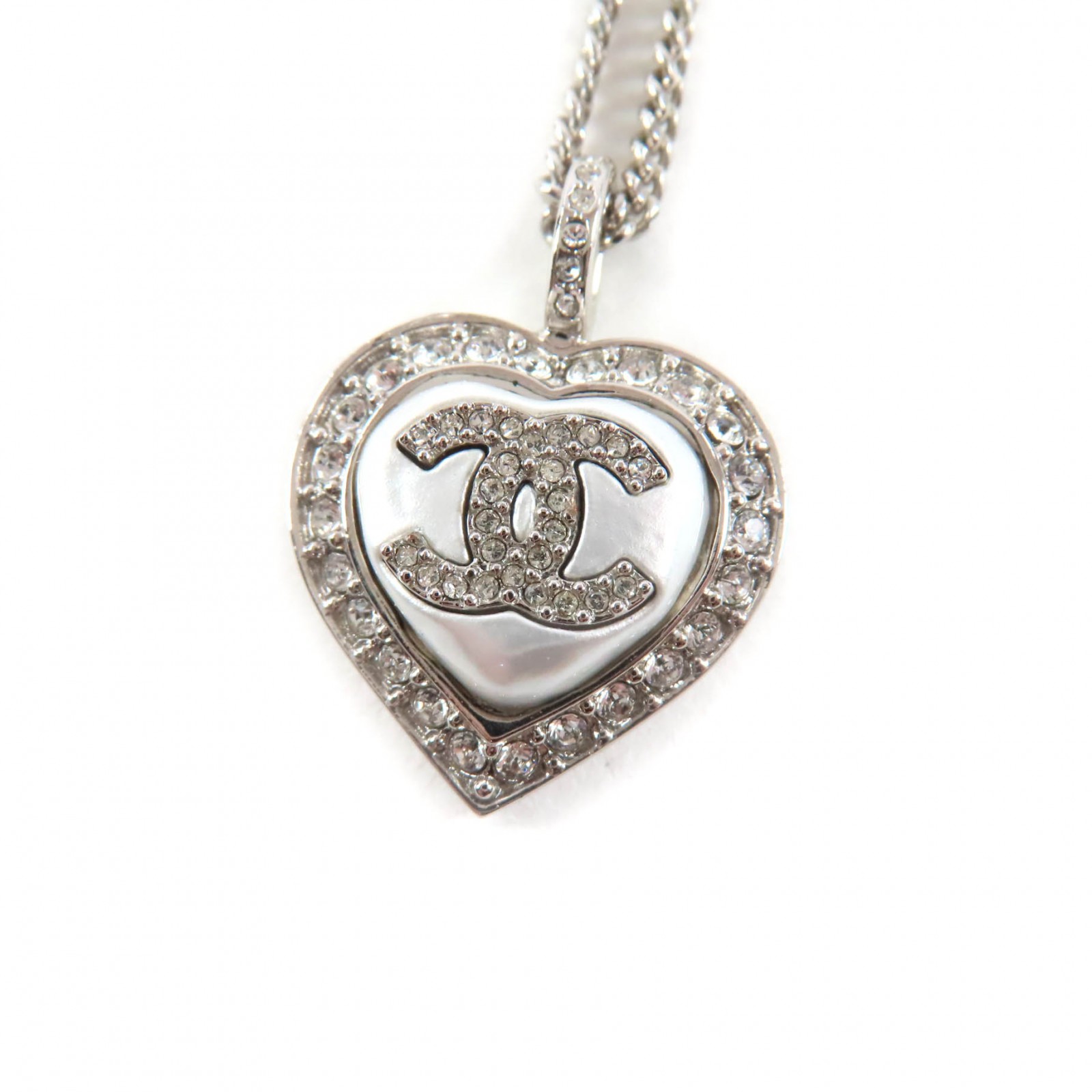 シャネル　ネックレス　ココマーク　イミテーションパール シャネル フェイクパール ココマーク ネックレス