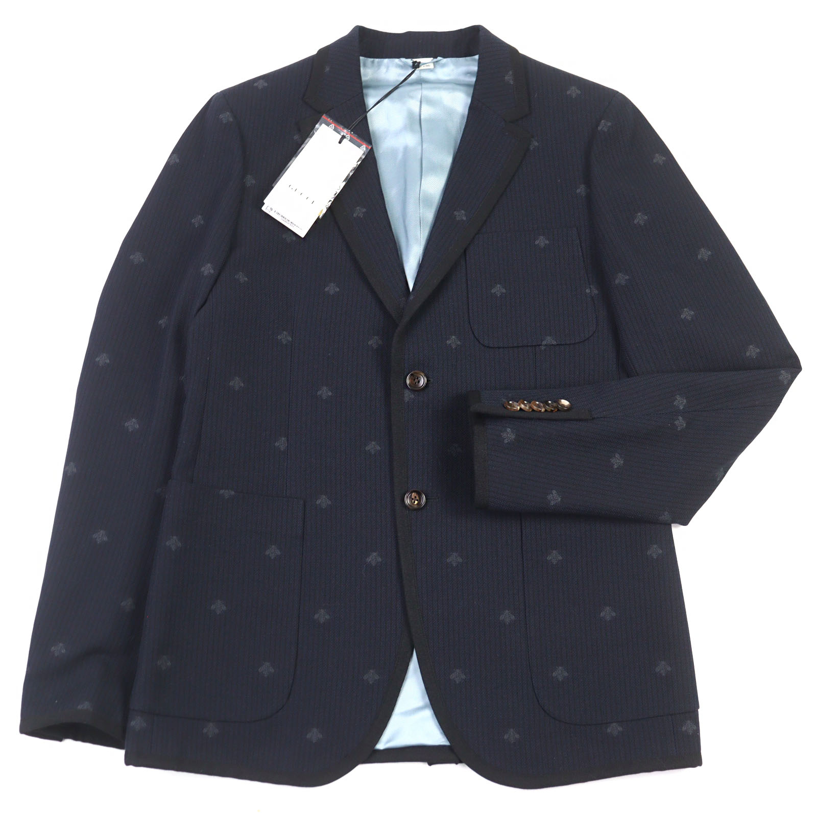 楽天市場】GUCCI グッチ ジャケット シャーク 刺繍 コットン ブレザー