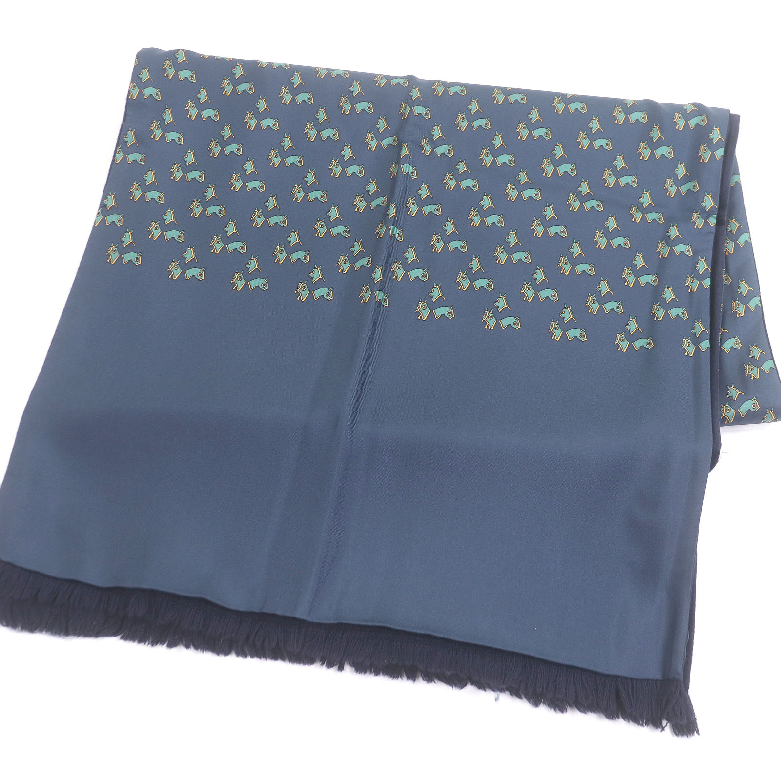 楽天市場】【新品】HERMES エルメス レクタングル 馬着 ストール 2022