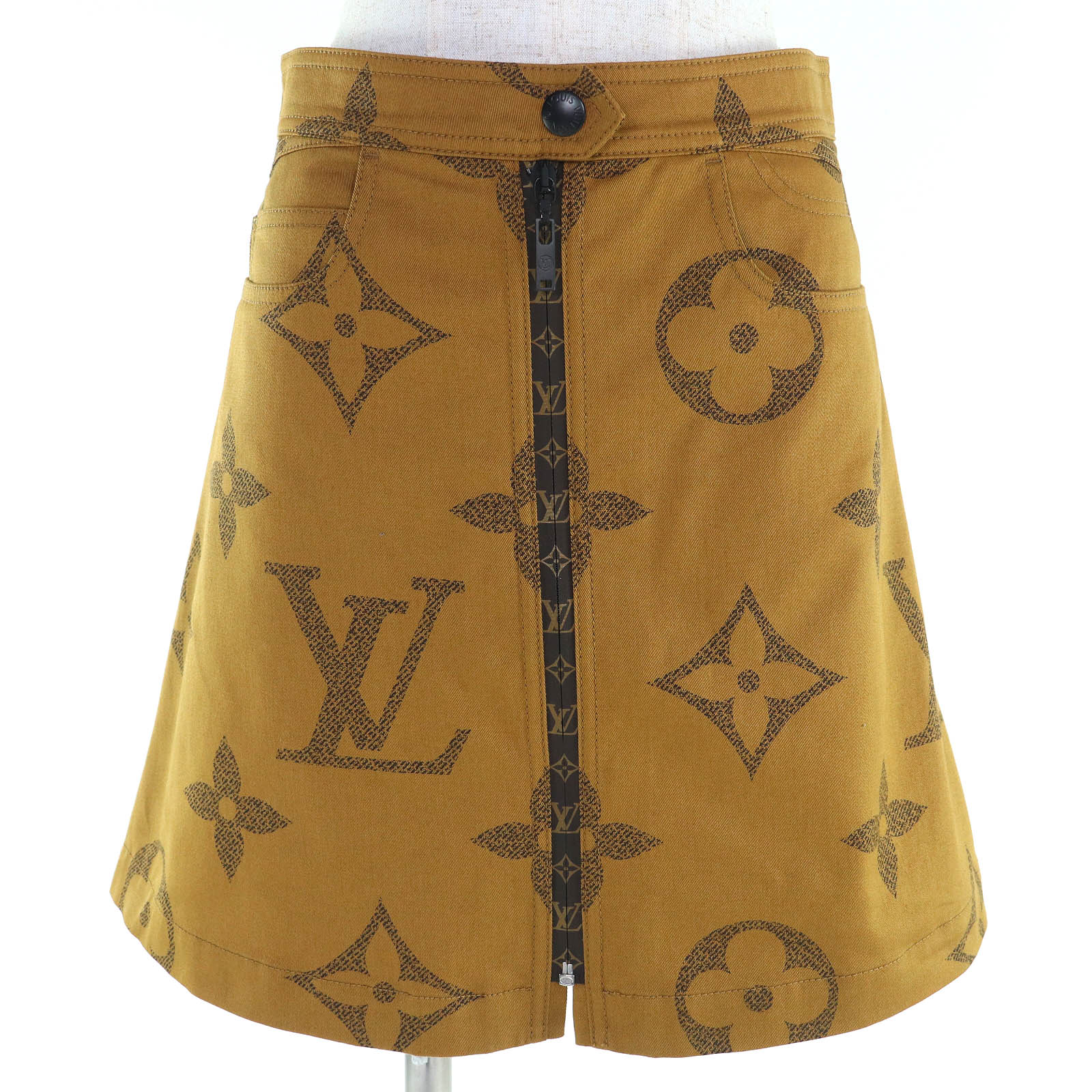 【美品】ルイヴィトン スカート 楽天市場】ルイ・ヴィトン LOUISVUITTON モノグラム ミニスカート 36