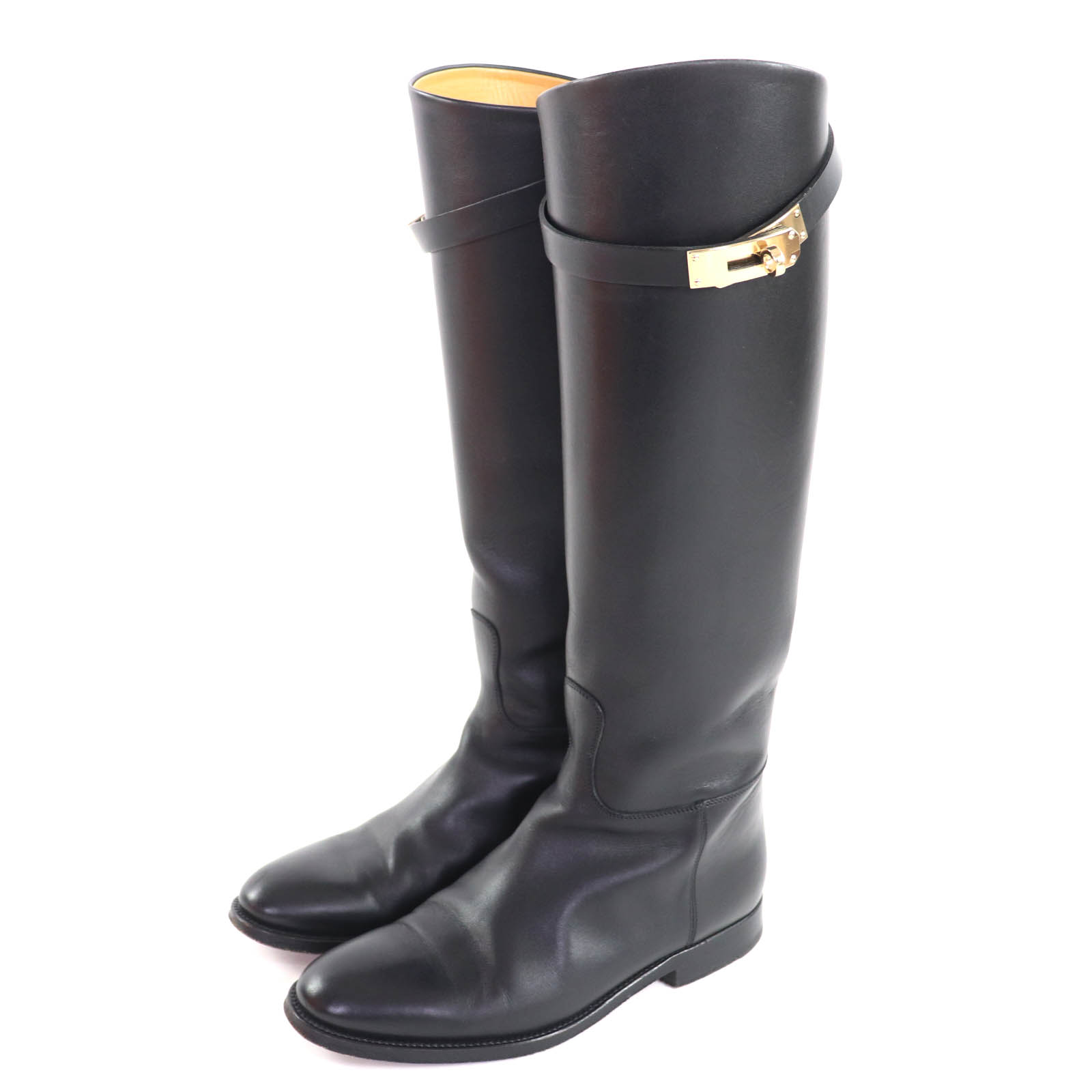 エルメス　ジャンピングブーツ　38.5 SV金具　シール付き★美品 ブーツ 《ジャンピング》ショート | Hermès - エルメス-公式サイト