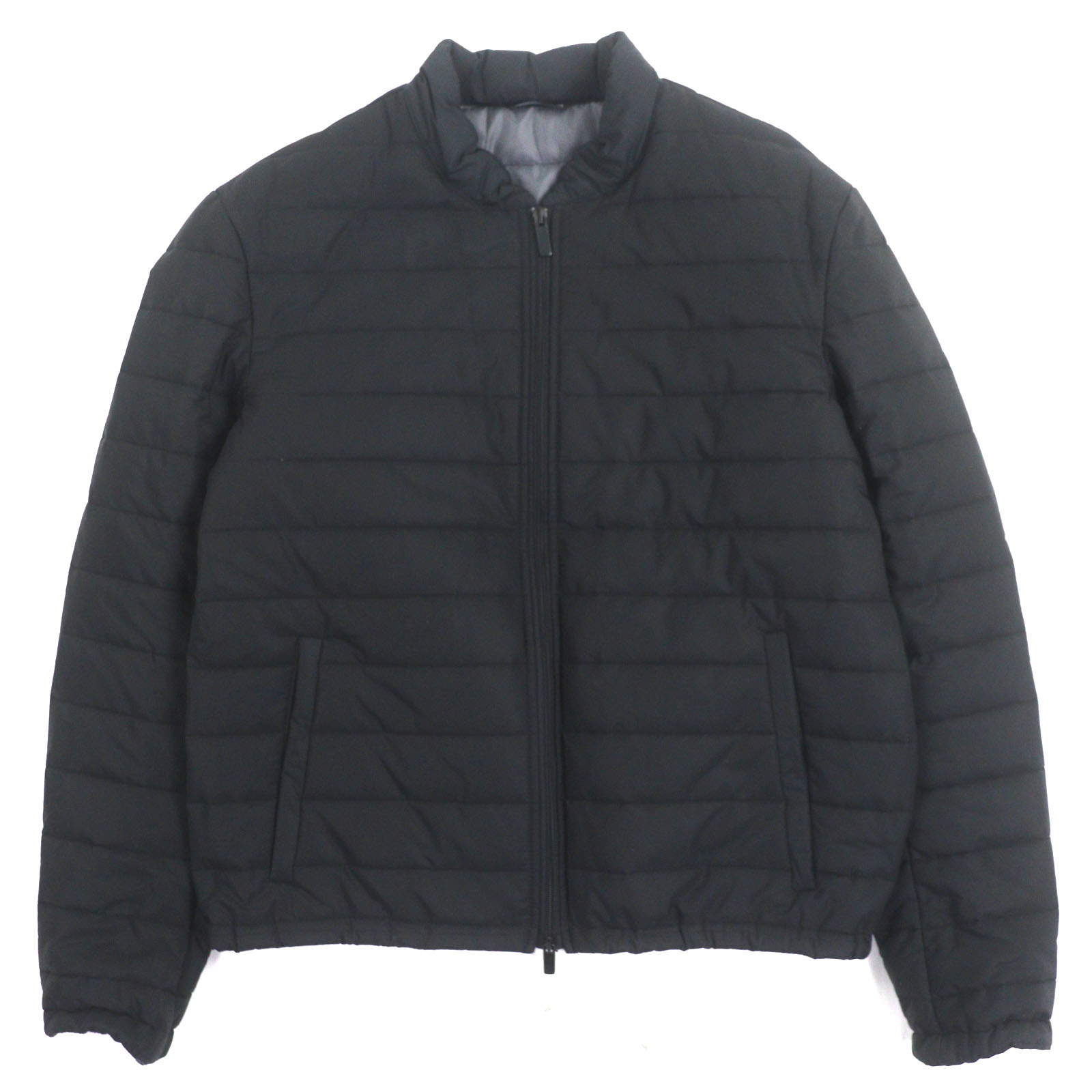 美品▼EMPORIO ARMANI エンポリオ アルマーニ 2020年製 0ZR72W ZZ090 黒タグ 中綿入り ジャケット ブラック 48 ブルガリア製 正規品 メンズ【中古】｜衣類＆ブランドリサイクル GREEN 19,536円