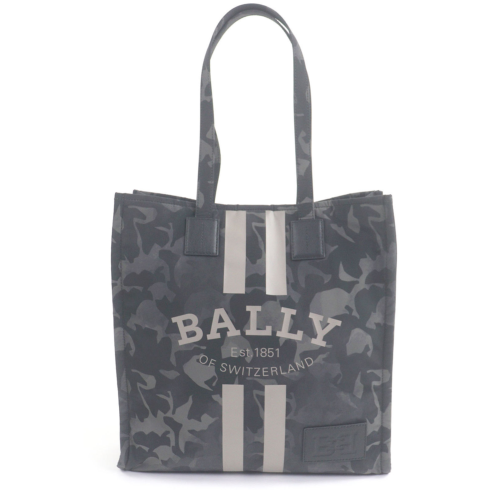 極美品□BALLY バリー CRYSTALIA 一部レザー使い カモフラ柄 ロゴプリント トートバッグ カーキ系 保存袋付き メンズ A4収納可能◎【中古】|衣類&ブランドリサイクル GREEN