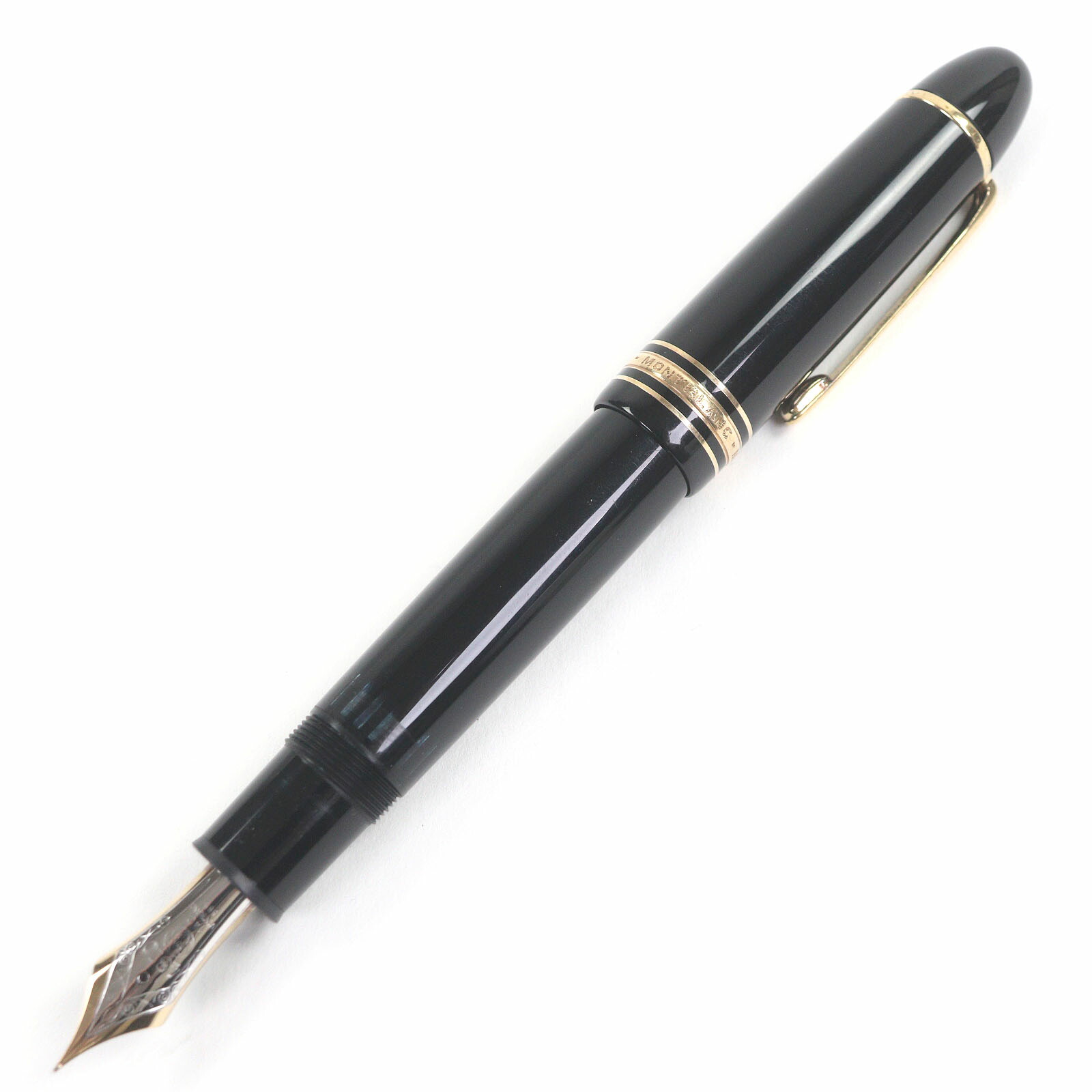 美品□MONTBLANC モンブラン マイスターシュテュック 149 ペン先14C EFニブ キャップ式 万年筆 ブラック ゴールド ドイツ製 メンズ 楽天市場】美品□MONTBLANC モンブラン マイスターシュテュック 149