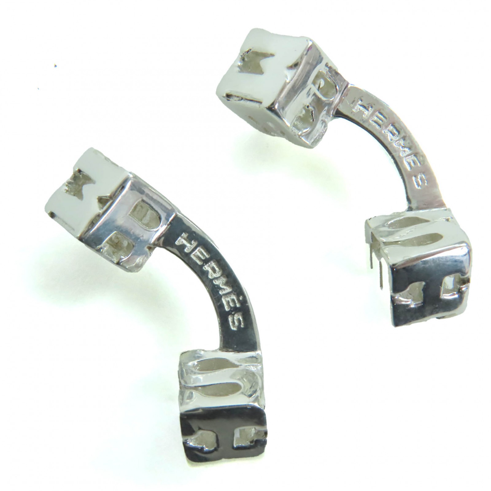 ✨極美品✨HERMESエルメス　Hモチーフ・オ・カレ ロゴカフス　シルバー 0132006-1.jpg