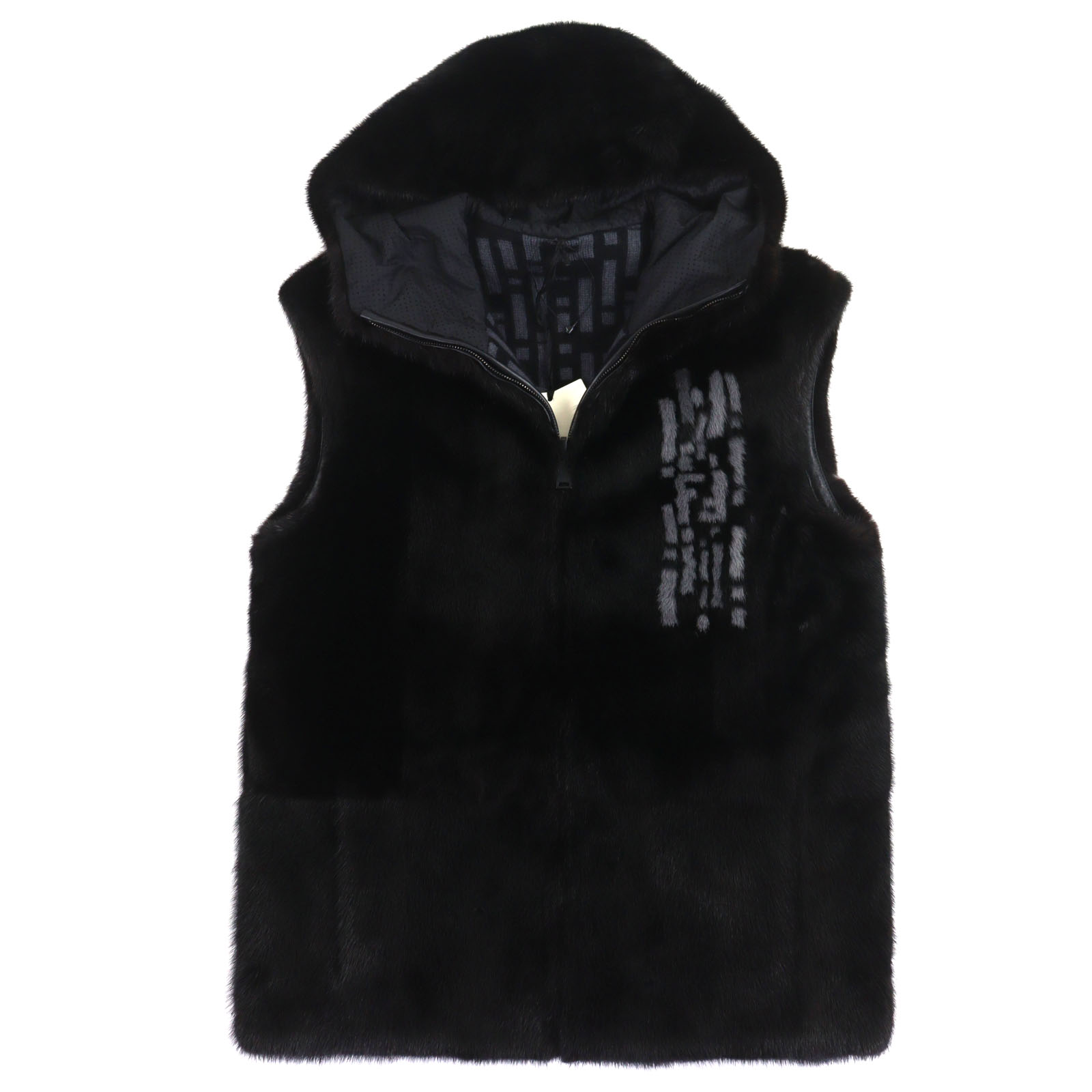 FENDI ダウンベスト 24SS NEW】FENDI_men / FFロゴ フード付きダウンベスト (FENDI/ダウン