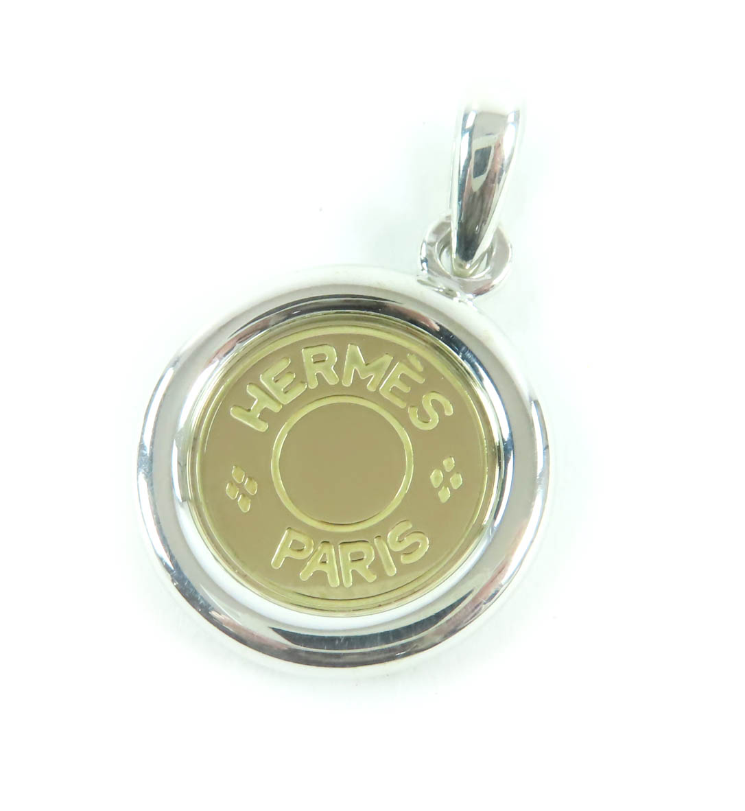 楽天市場】HERMES【エルメス】セリエ ペンダントトップ SV925×750YG