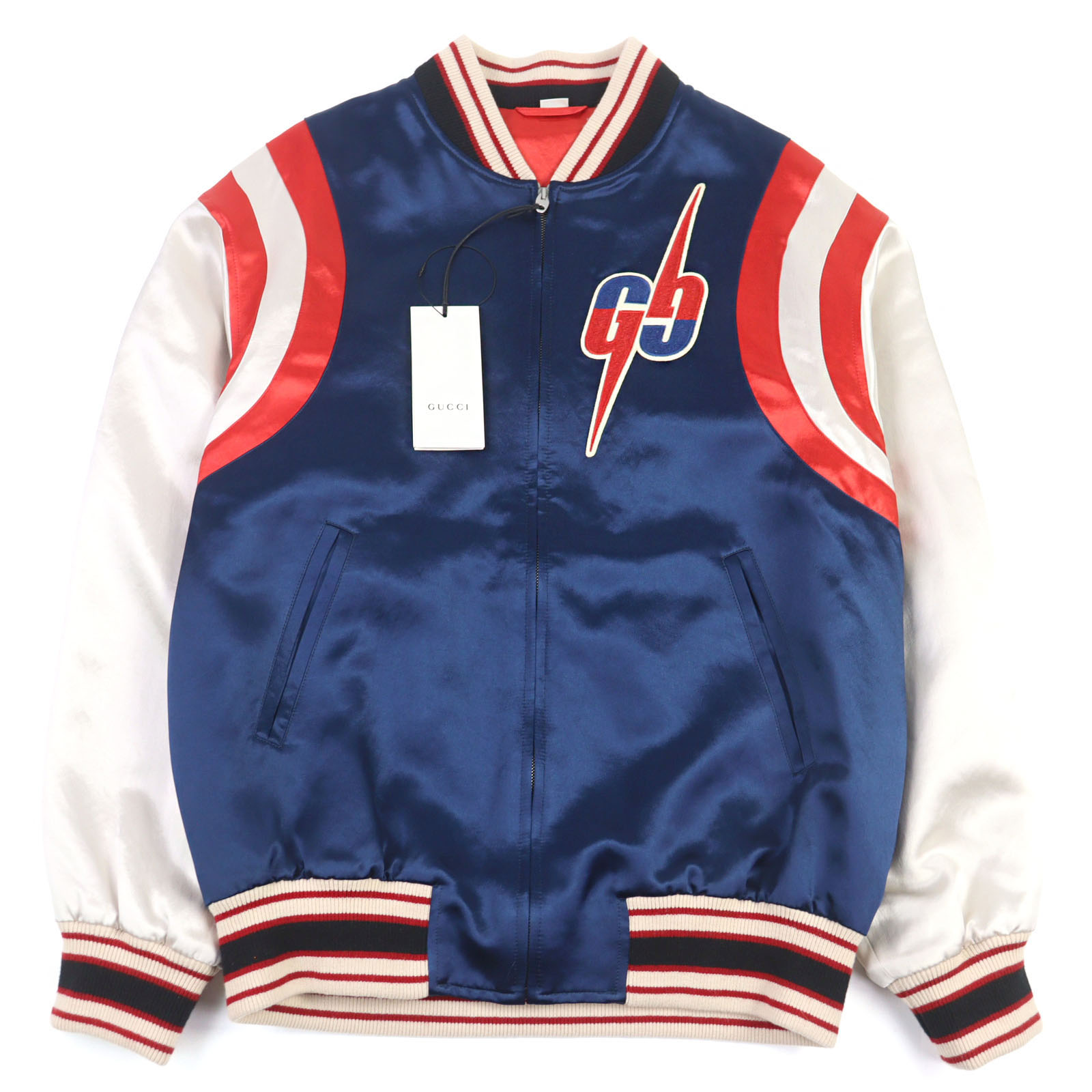 極美品✨GUCCI グッチ ゴースト ジャケット シルク 希少 楽天市場】【グッチ】Gucci GGゴースト シルク スカジャン ボンバー