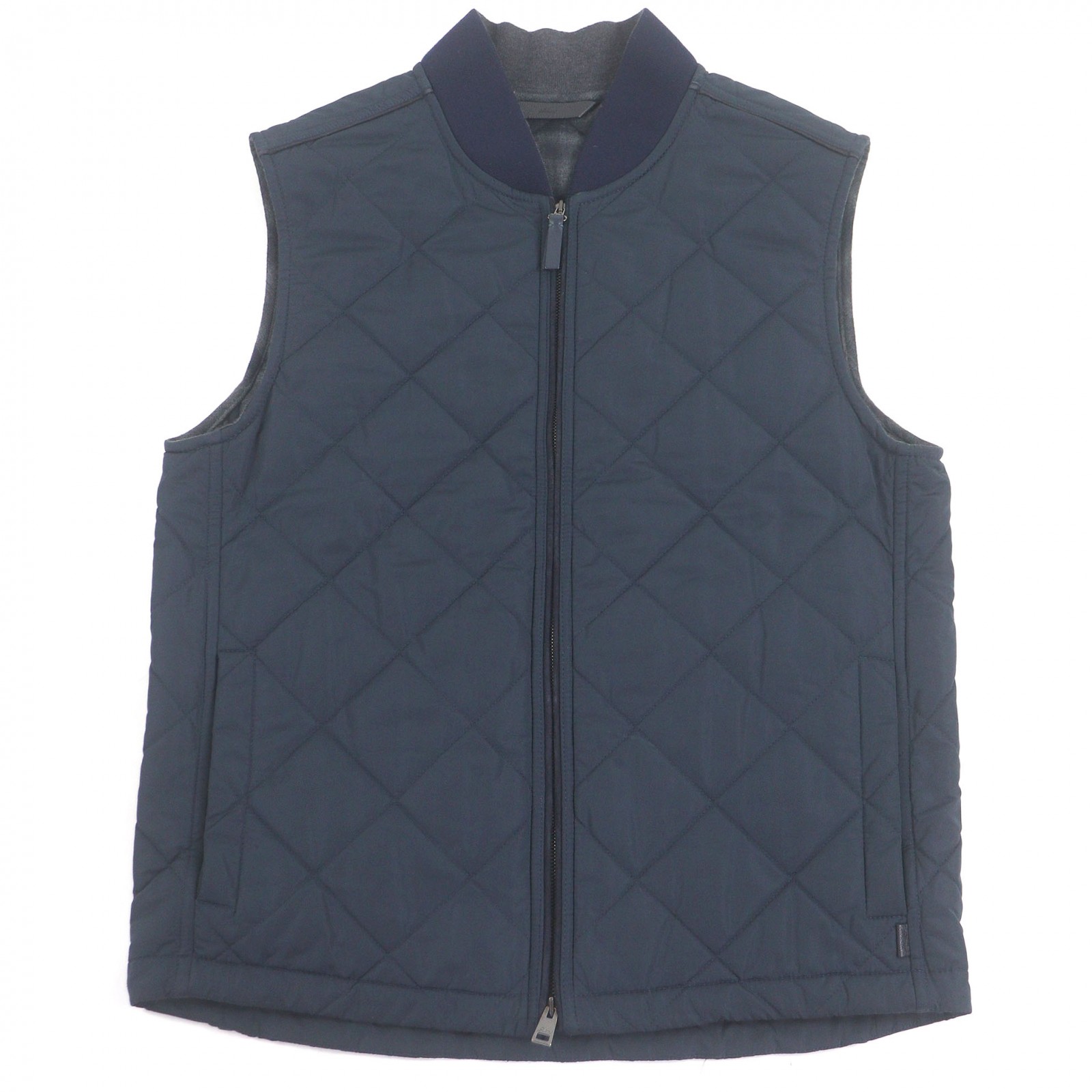 【極美品】Loro Piana カシミヤ混 羊革 中綿 ナイロンベスト L 紺 極美品】Loro Piana カシミヤ混 羊革 中綿 ナイロンベスト L 紺 2025年