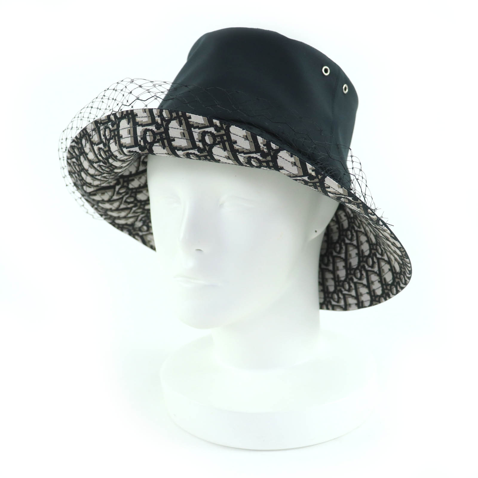 美品　クリスチャンディオール　ハット　帽子 楽天市場】クリスチャンディオール 帽子 ハット D-OBLIQUE ボブハット