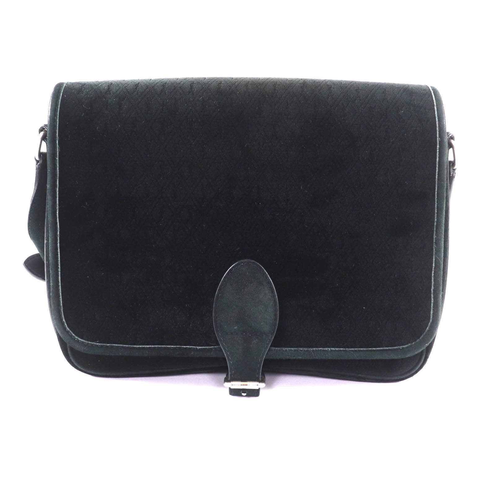 美品★SAINT LAURENT PARIS サンローランパリ MAL688253 YSLモノグラム ベルベット ショルダーバッグ ブラック シルバー金具 イタリア製 レディース【中古】|衣類&ブランドリサイクル GREEN