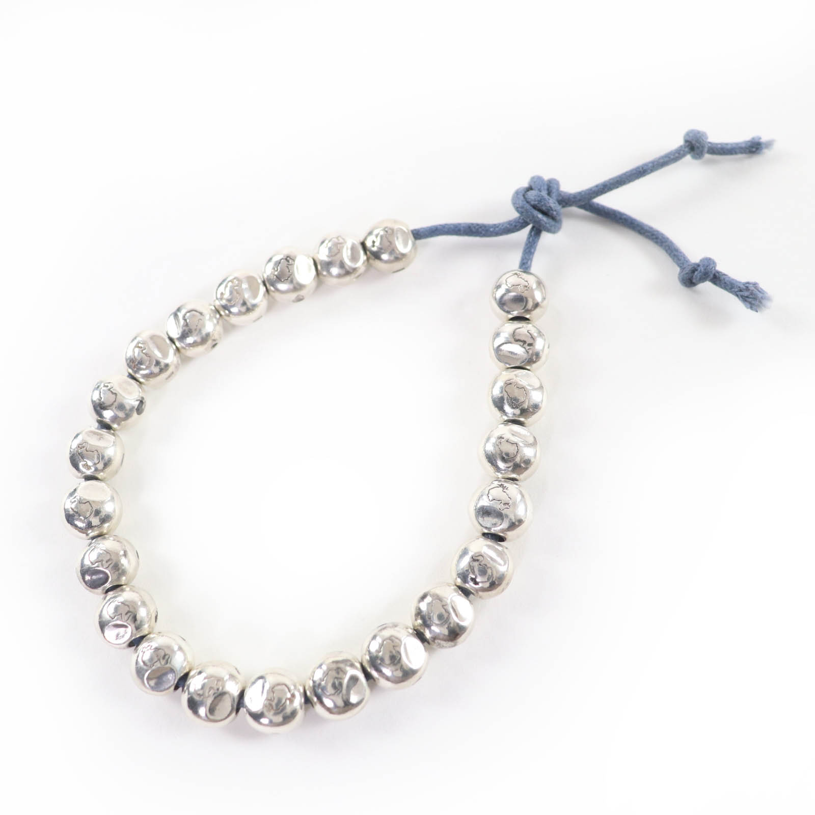 良品☆Pomellato ポメラート 925 ブレスレット バングル アクセサリー シルバー ブルー 重量76.7g レディース メンズ 【中古】