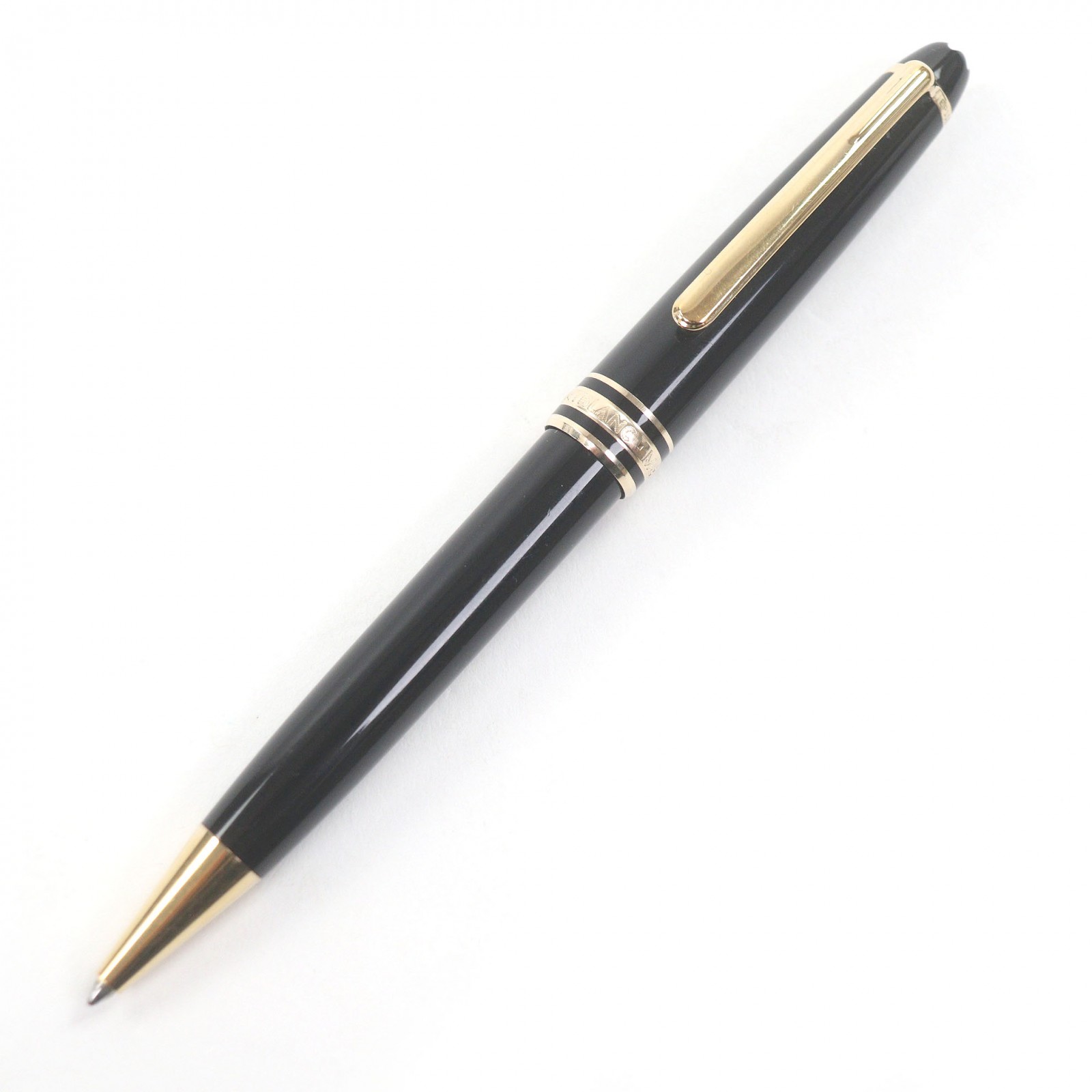 良品□MONTBLANC モンブラン マイスターシュテュック クラシック ツイスト式 ボールペン ブラック ドイツ製 メンズ 筆記確認済み【中古】