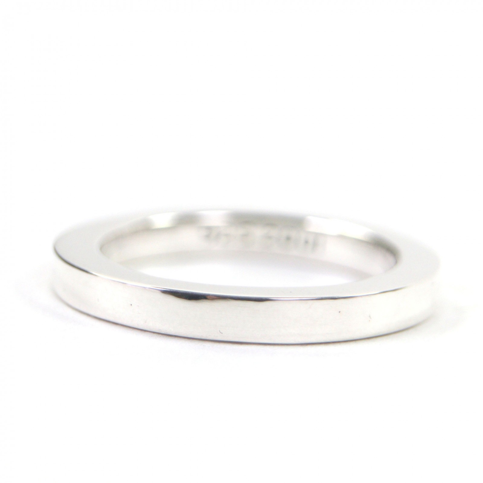 極美品▼CHROME HEARTS クロムハーツ スペーサーリング プレーン 3mm 925 リング・指輪 シルバー 日本サイズ22号相当 重量6.9g メンズ【中古】