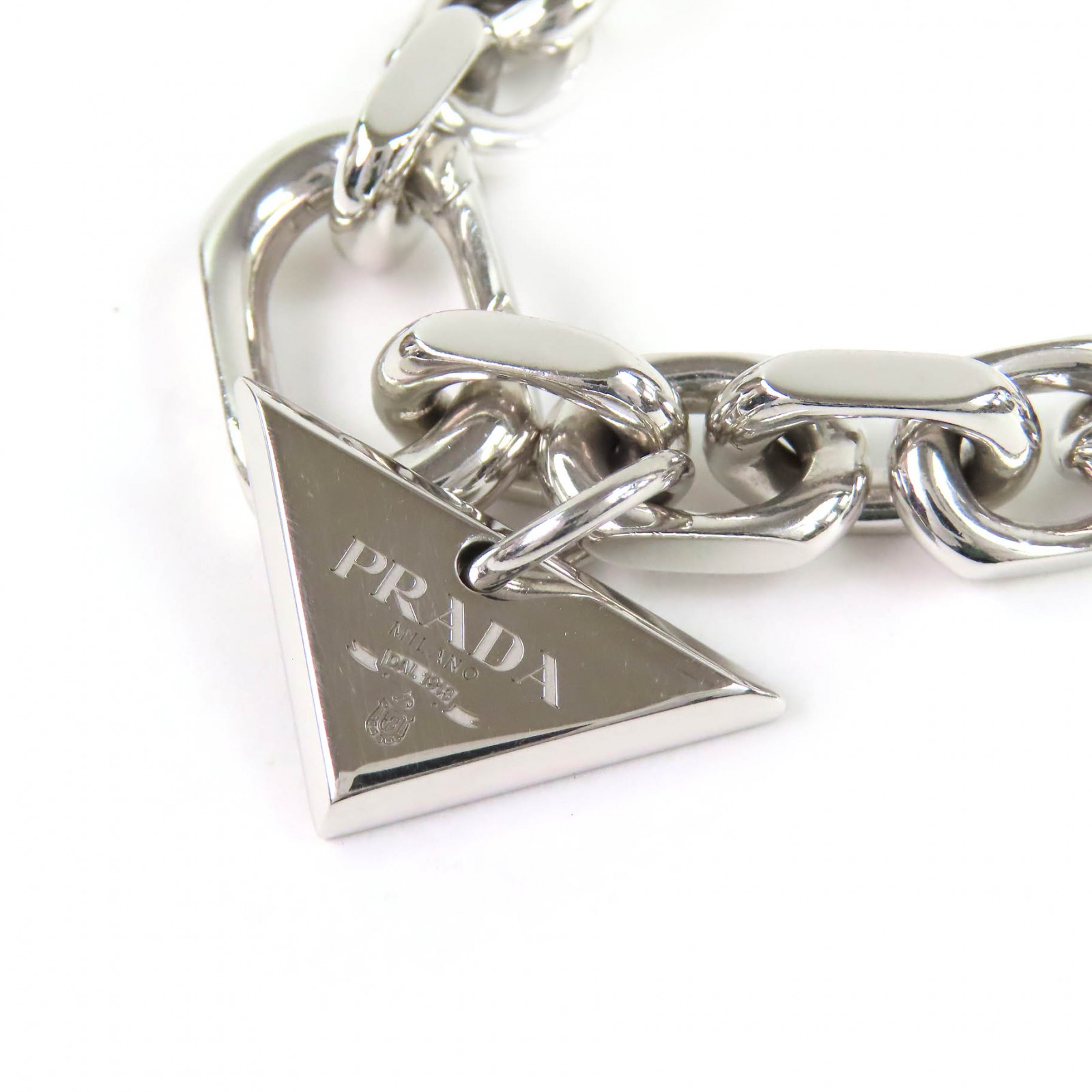 楽天市場】プラダ PRADA チェーン チョーカー ネックレス ペンダント