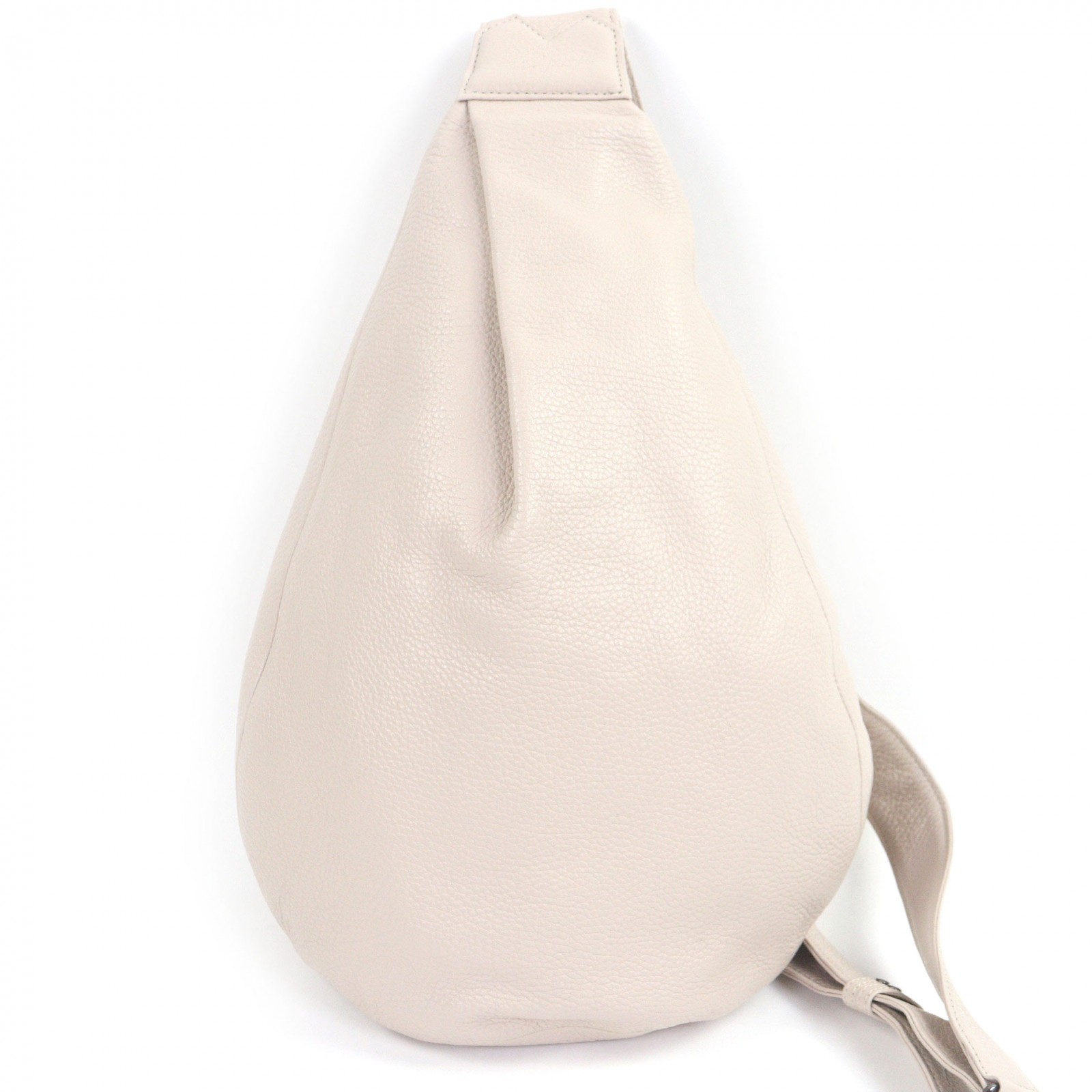 極美品□discord Yohji Yamamoto ディスコード ヨウジヤマモト DS-I93-726 Y BODYBAG 牛革 ワンショルダー ボディバッグ ベージュ 保存袋付き 日本製 正規品 メンズ レディース【中古】