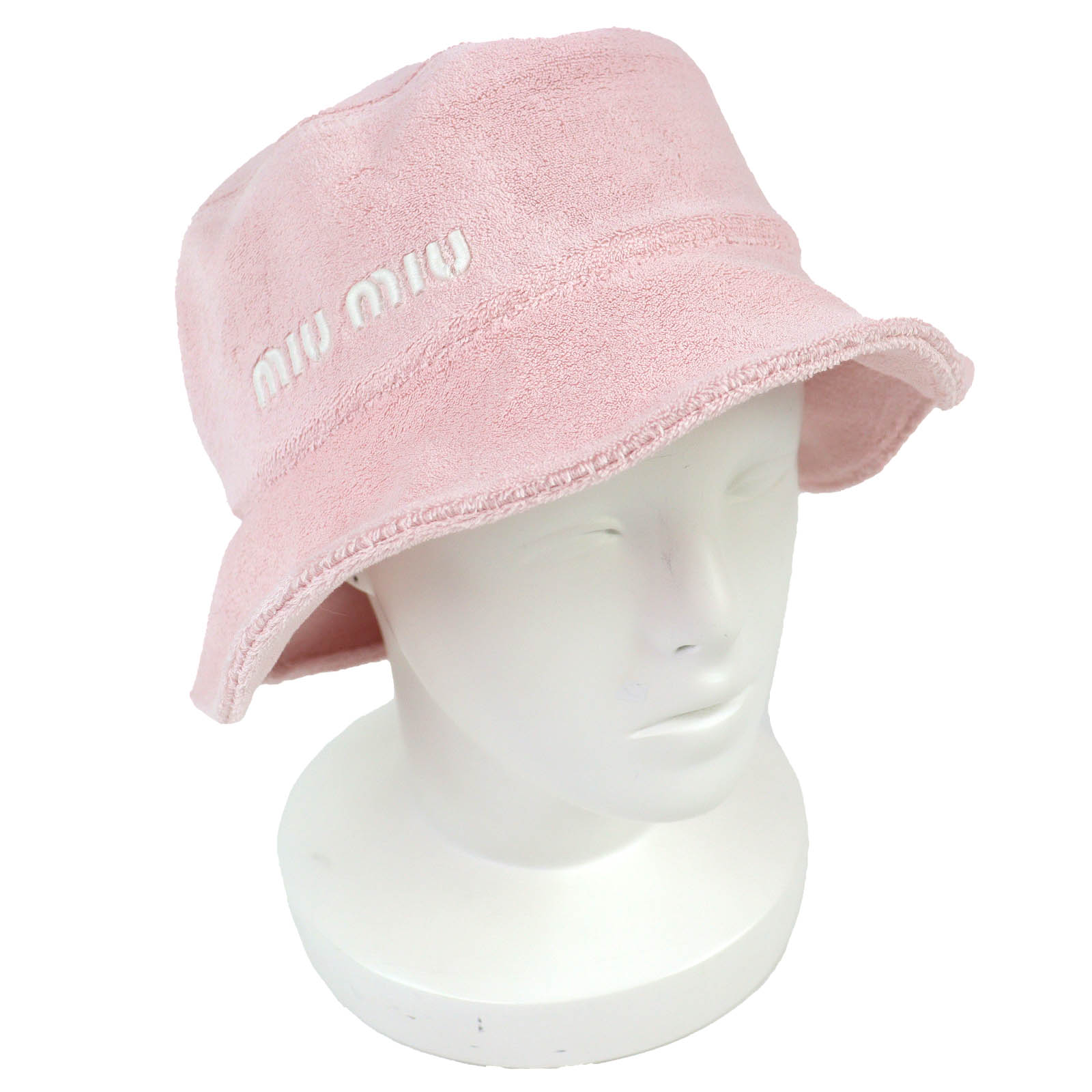 楽天市場】miu miu ミュウミュウ デニムハット 5HC220 ベージュ