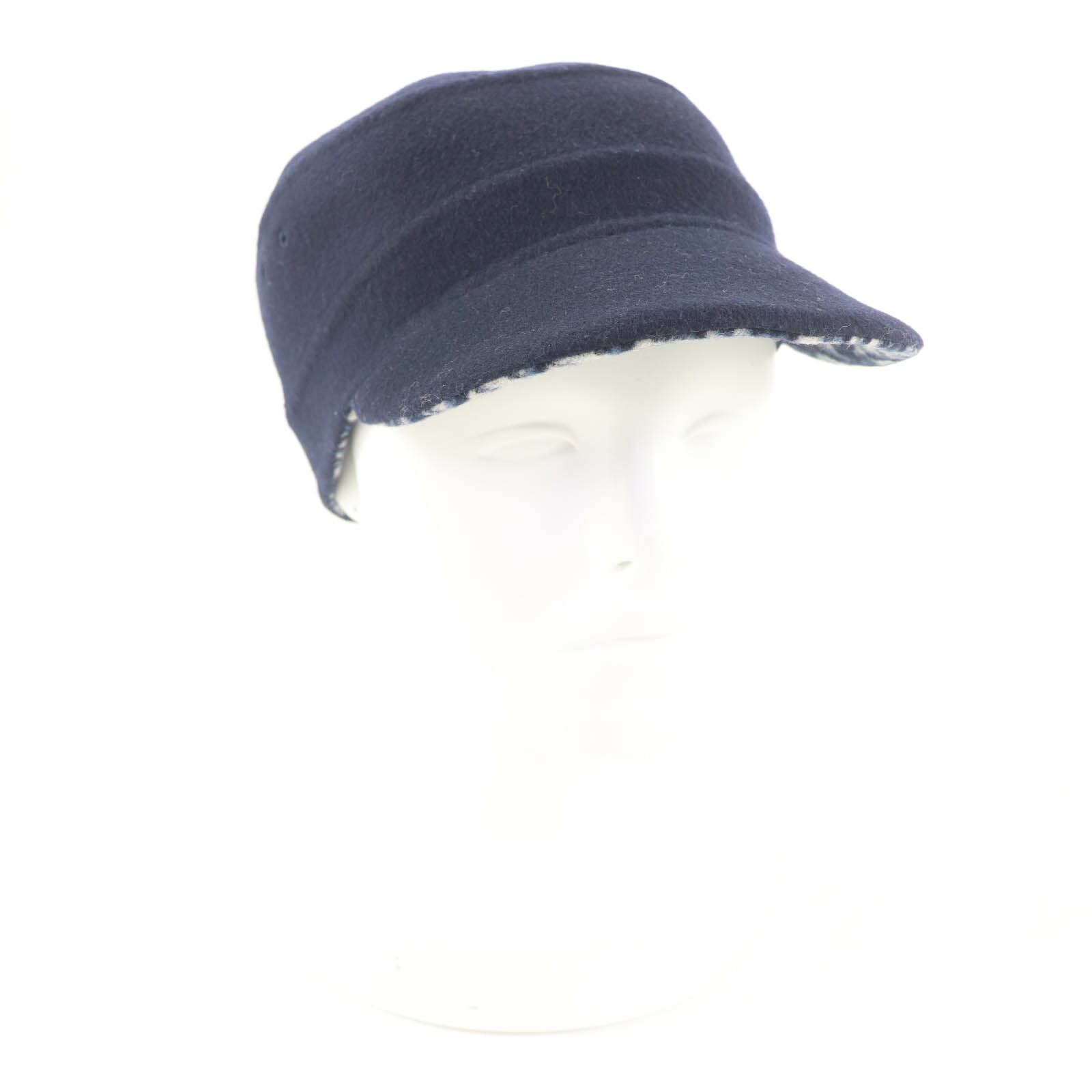 美品★Christian Dior ディオール 21DCH918I100 羊毛 地絹混 オブ西洋葱 キャスケット 米国海軍 58 イタリア製 置き目品 レディース【中古】