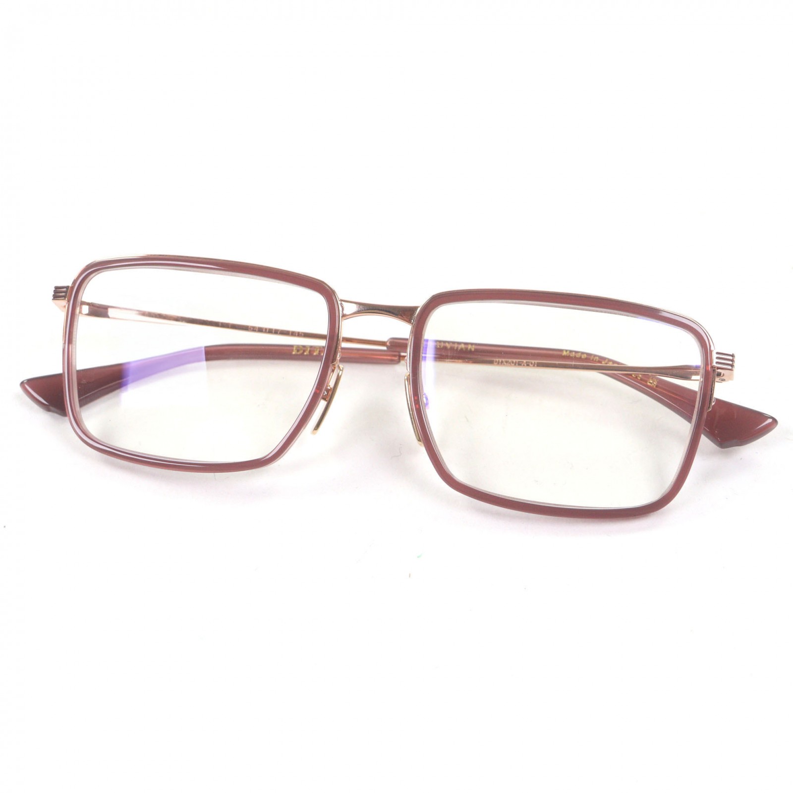 未使用品▼DITA ディータ DTX201 ALLUVIAN メガネ 眼鏡 アイウェア クリアピンク ゴールド 54□17-145 デモレンズ 日本製 メンズ【中古】|衣類&ブランドリサイクル GREEN