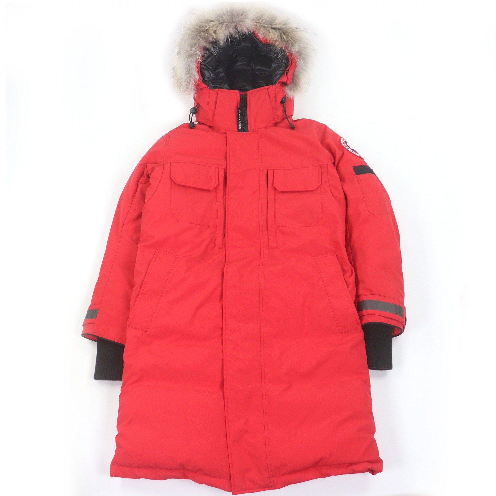 極美品□CANADA GOOSE カナダグース 2004MA WESTMOUNT PARKA FF ダウンコート ダウンジャケット レッド XS ハンガー付き カナダ製 正規品 メンズ【中古】｜衣類＆ブランドリサイクル GREEN