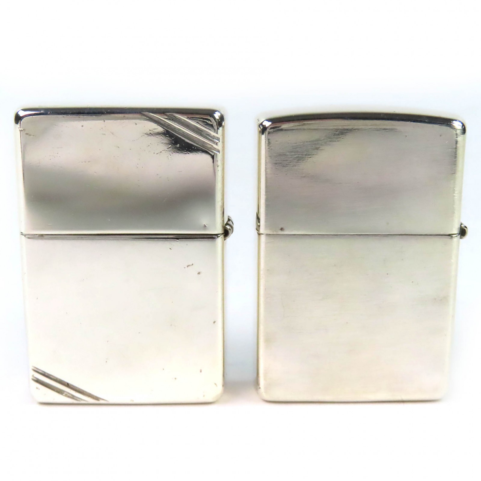 良品△ZIPPO ジッポ 925 2002 2003 STERLING スターリング ローラー式 オイルライター 2点セット シルバー USA製 総重量118.43g メンズ【中古】｜衣類＆ブランドリサイクル GREEN
