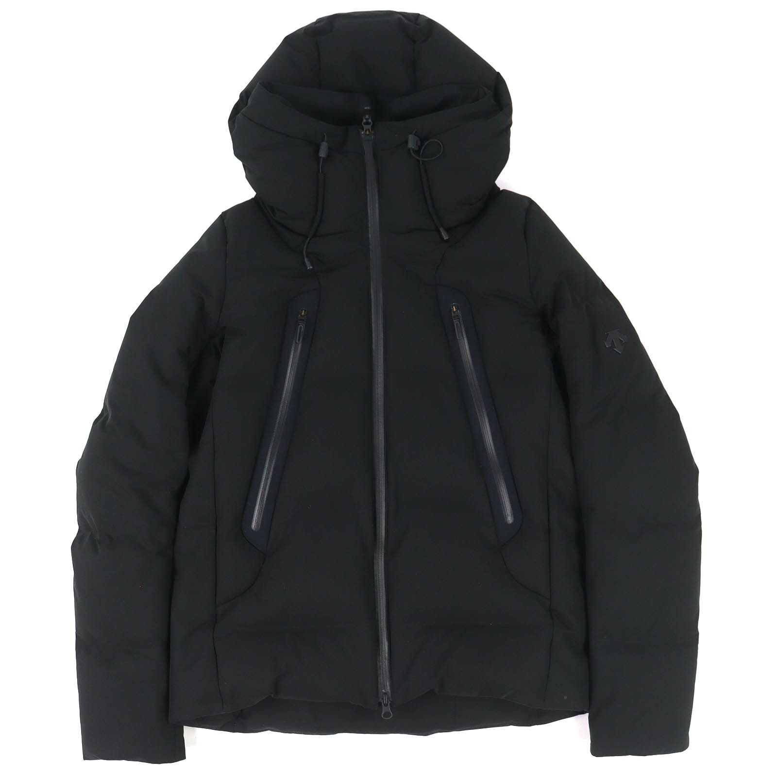 美品△DESCENTE ALLTERRAIN MIZUSAWA DOWN デサントオルテライン 水沢落ちこむ DAMQGK30U MOUNTAINEER マウンテニア 落ちこむ上衣 黒いこと S 日本製 置き目品 メンズ【中古】
