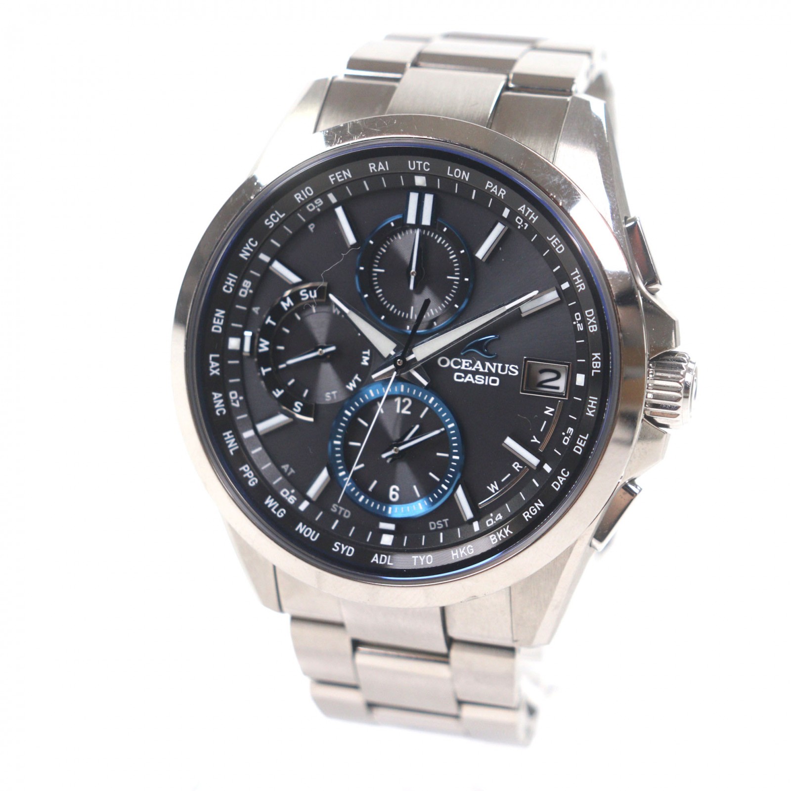 楽天市場】美品 カシオ CASIO オシアナス OCW-T600 メンズ 腕時計 電波 