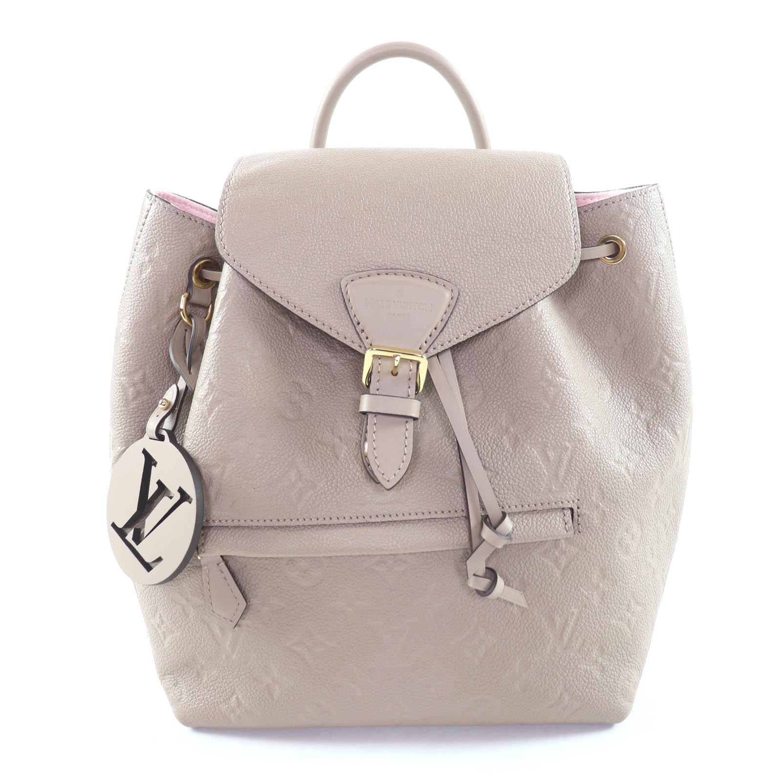 極美品★LOUIS VUITTON ルイヴィトン M45410 モン掏摸PM トゥルトレール モノグラムアンプラント うしろ側風呂敷き包み 背嚢・デイパック 保護すること袋付き添い人 エスパニア製 レディース【中古】