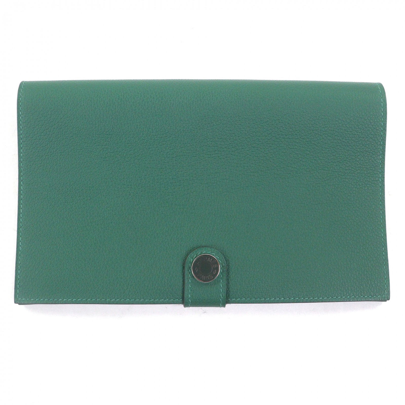 極美品□HERMES エルメス R.M.S トゥタンマン ヴォーエヴァーカラー クルードセル シルバー金具 レザー 長財布 パスポートケース ヴェールモワイヤン ヴェールフォンセ K刻印 箱付き フランス製 メンズ【中古】