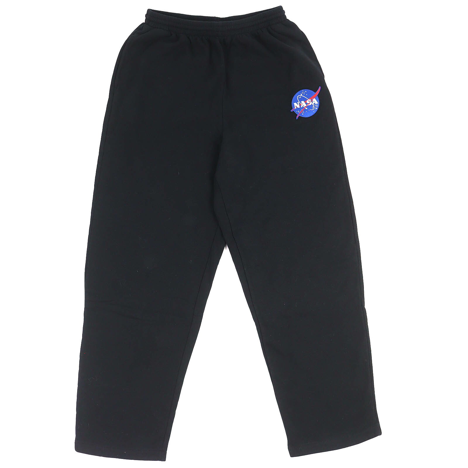 【ドンドン思いかえす】美品△BALENCIAGA バレンシアガ 2021年製 641673 綿織物100％ NASA ジョガーパンツ スウェットパンツ 黒いこと XS 置き目品 メンズ 【中古】