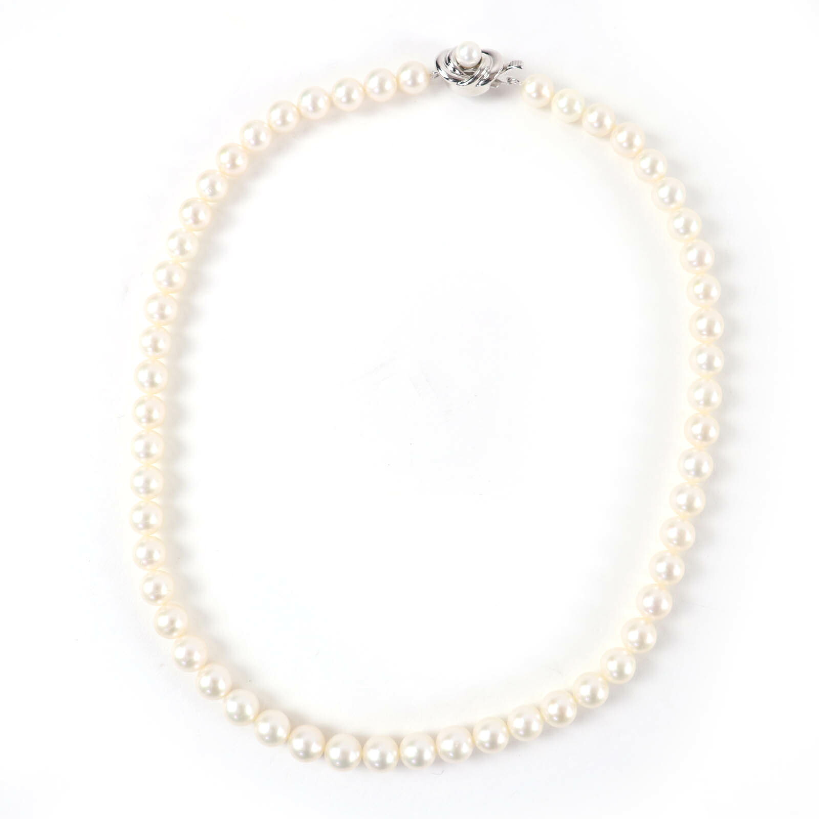 極美品☆TASAKI タサキ パール 真珠 パールサイズ7.5mm前後 ネックレス ペンダント アクセサリー ホワイト シルバー レディース 【中古】｜衣類＆ブランドリサイクル GREEN