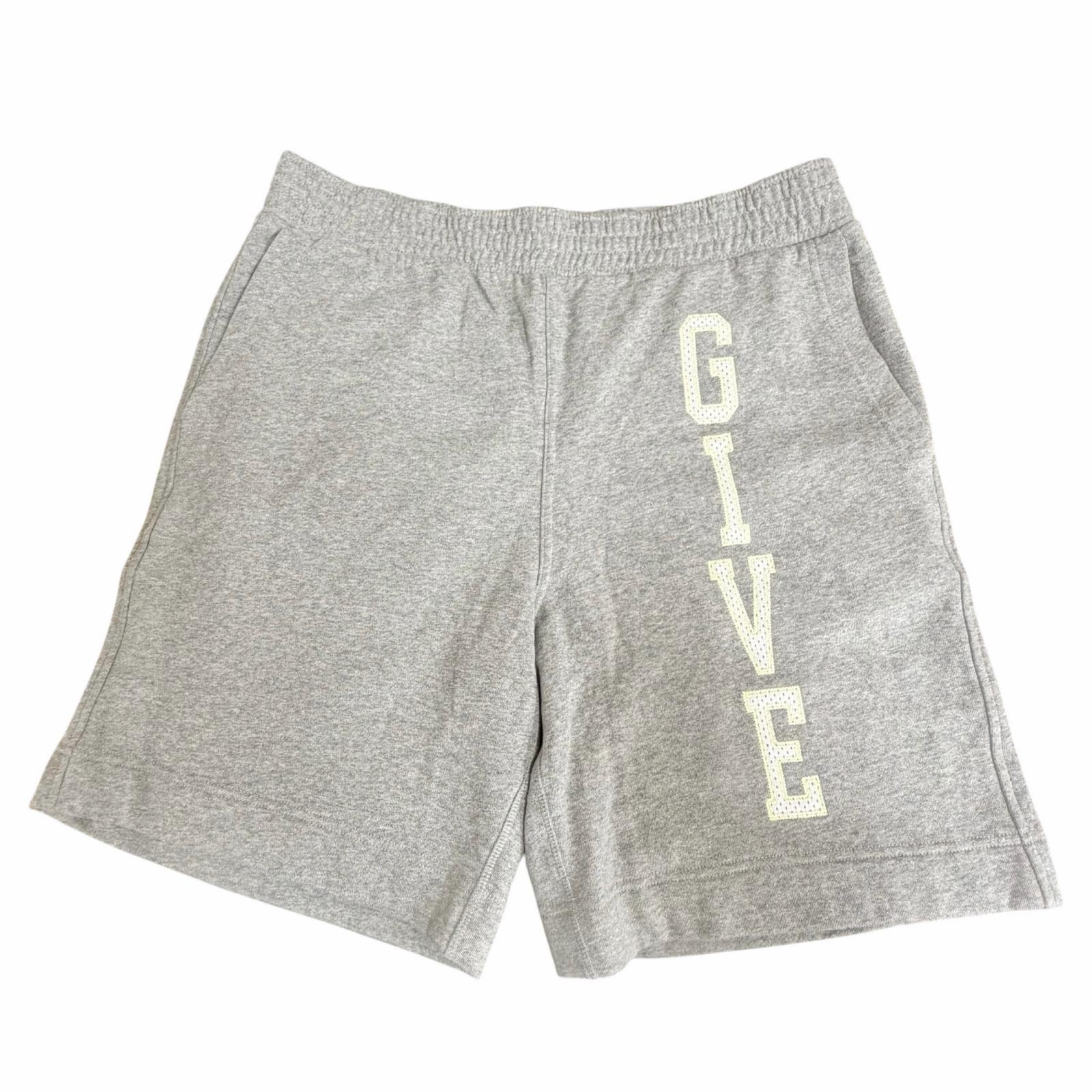【ドンドン思いかえす】美品◇GIVENCHY ジバンシィ 24AW BM515J3YMW 綿織物100％ ロゴタイプ スウェットパンツ 遊撃手ズボン下 薄墨色 XL 置き目品 メンズ 【中古】