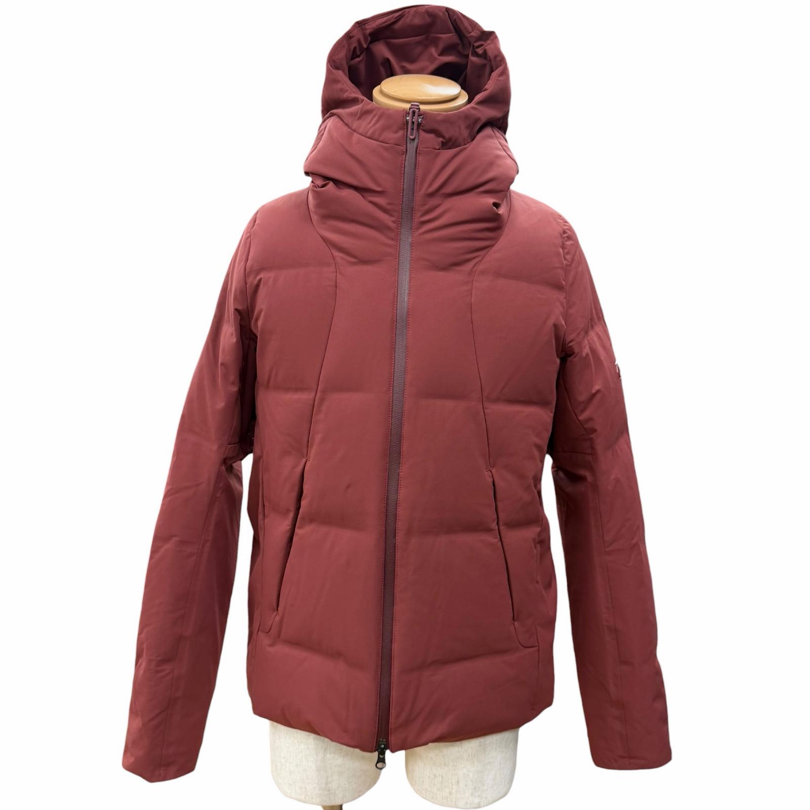 極美品□DESCENTE ALLTERRAIN デサントオルテライン 水沢落ちこむ SHUTTLE フーデッド 落ちこむ上衣 ボルドーワイン M 日本製 置き目品 メンズ 【中古】